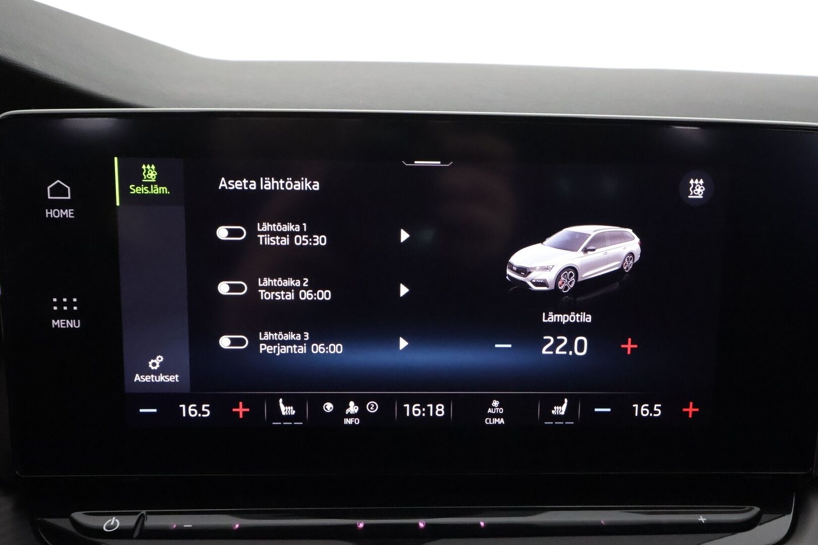 SKODA OCTAVIA 2023 Combi 2.0 TDI RS 4x4 147kW * ACC / Webasto / Koukku / P.kamera / Matrix-LED / Apple&Android * - Merkkihuollettu / Kahdet renkaat