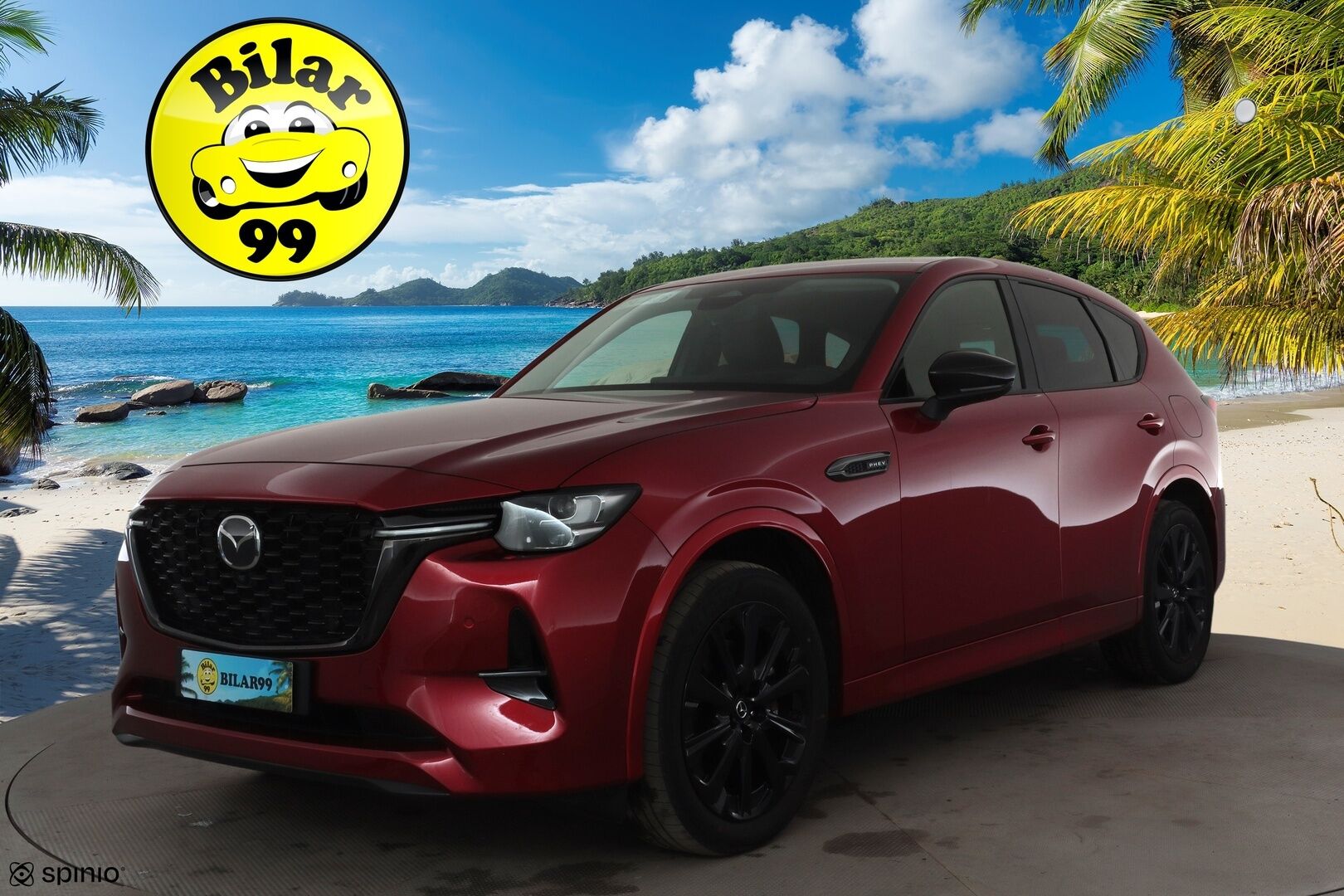 MAZDA CX-60 2022 2.5 PHEV 8AT AWD Homura * ACC / HUD / Bose / 360° / Ilmastoidut nahat / KeylessGo / Muistipenkki / Navi * - Akku kuntotarkastettu SoH 93% / Kahdet renkaat aluvanteilla / Merkkihuollettu