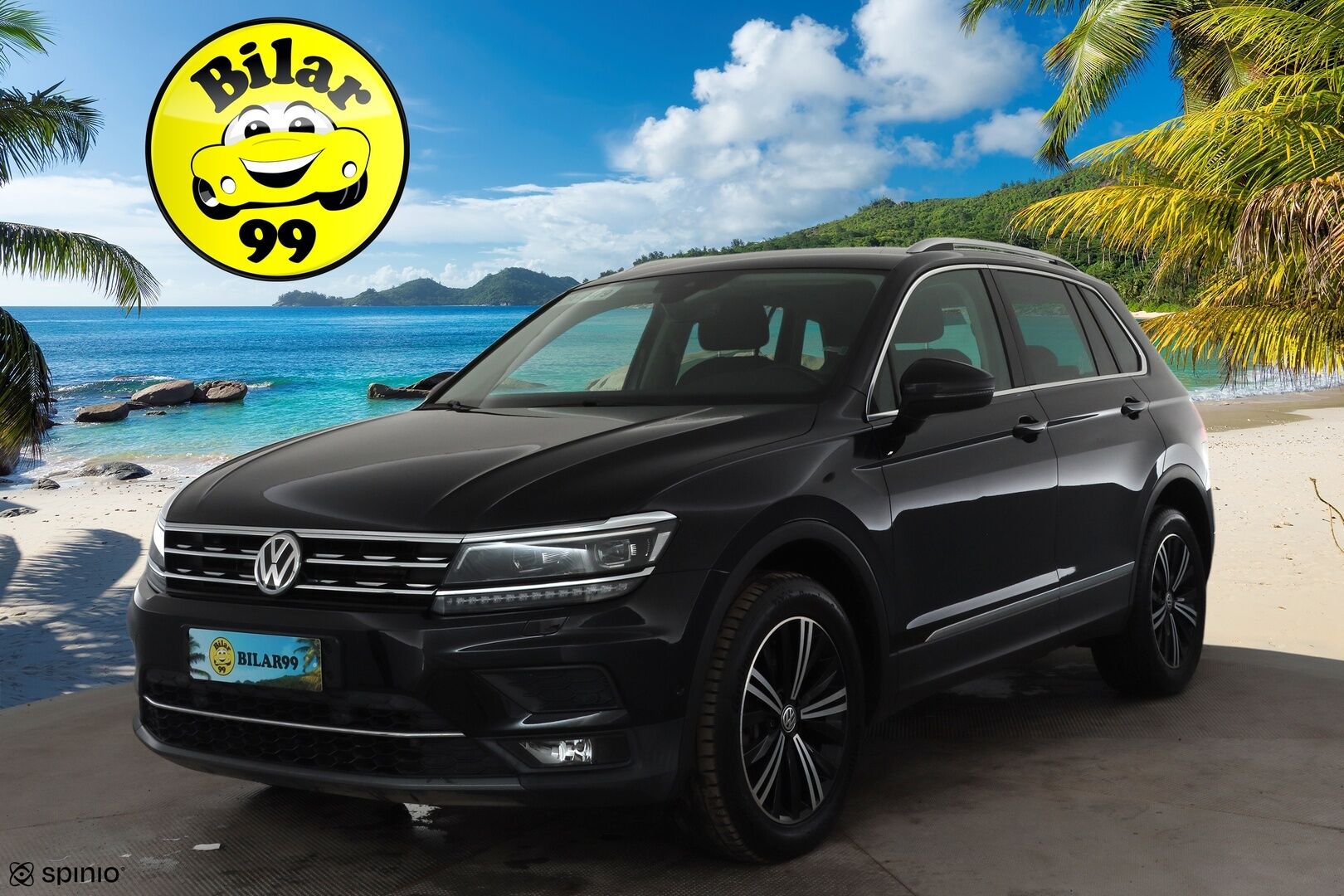 VOLKSWAGEN TIGUAN 2018 Comfortline 2,0 TDI SCR 140 kW 4MOTION DSG * Webasto / ACC / LED / P.Kamera / Digimittaristo / Keyless * - Merkkihuollot / Kahdet renkaat aluvanteilla / Tehokkaampi moottori