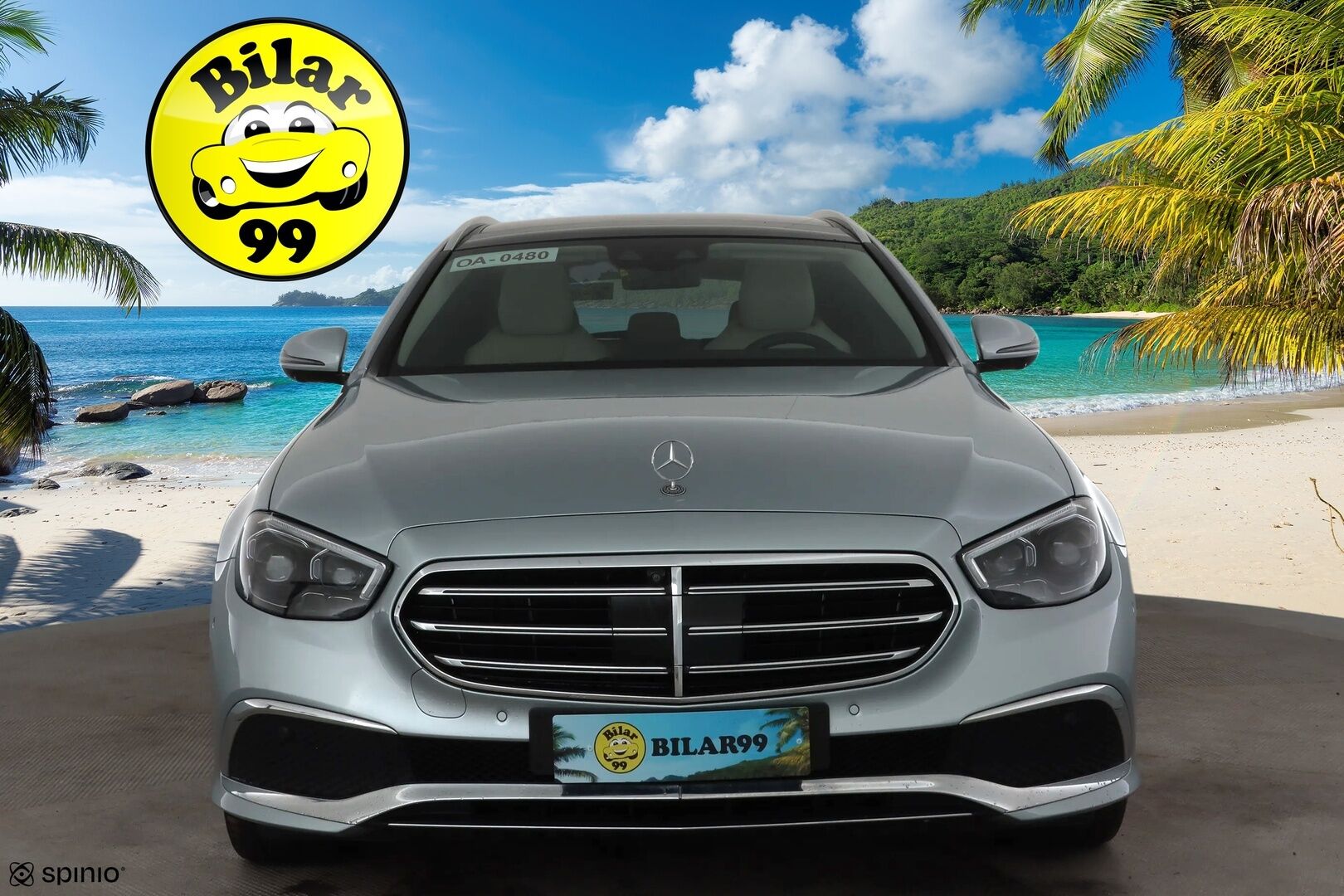 MERCEDES-BENZ E 2021 300 de T A Business Avantgarde * Distronic / Multibeam / Panorama / 360 / Sportpenkit / Widescreen * - Kahdet renkaat aluvanteilla