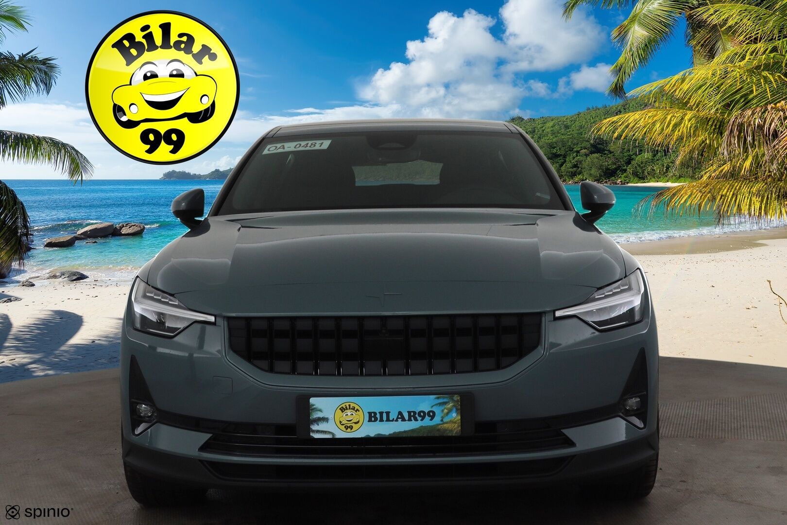 POLESTAR 2 2023 Long Range Dual Motor * Koukku / ILP / H&K / 360° / LED / ACC / Lasikatto / Sportpenkki Muistilla / Navi * - Akku kuntotarkastettu / 2x Latauskaapelit / Kahdet renkaat aluvanteilla