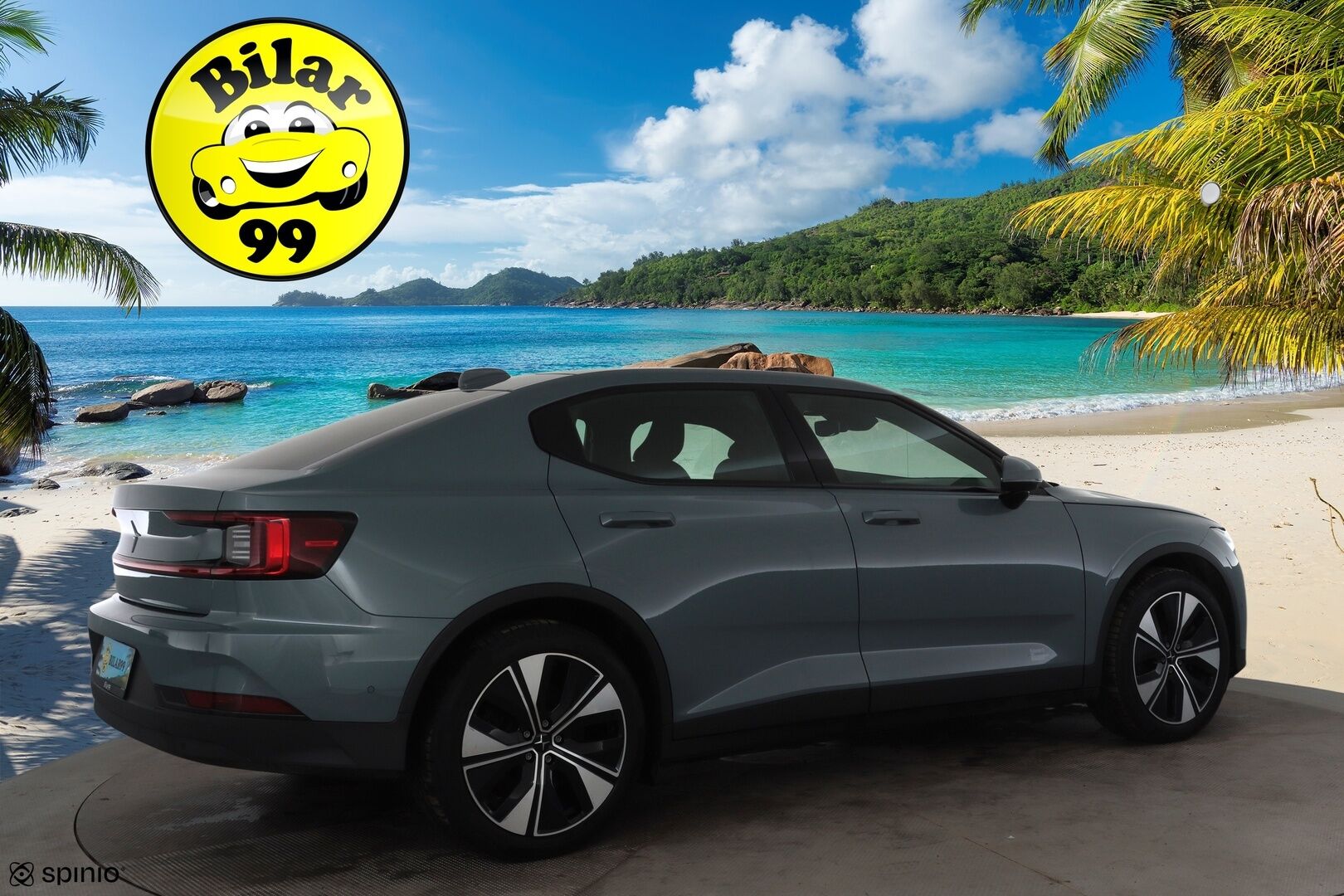 POLESTAR 2 2023 Long Range Dual Motor * Koukku / ILP / H&K / 360° / LED / ACC / Lasikatto / Sportpenkki Muistilla / Navi * - Akku kuntotarkastettu / 2x Latauskaapelit / Kahdet renkaat aluvanteilla