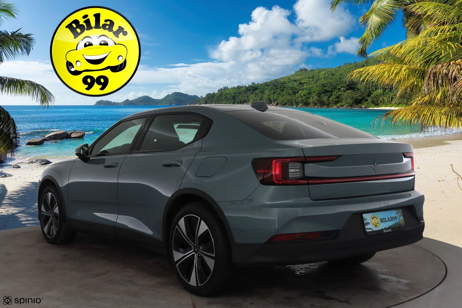 POLESTAR 2 2023 Long Range Dual Motor * Koukku / ILP / H&K / 360° / LED / ACC / Lasikatto / Sportpenkki Muistilla / Navi * - Akku kuntotarkastettu / 2x Latauskaapelit / Kahdet renkaat aluvanteilla