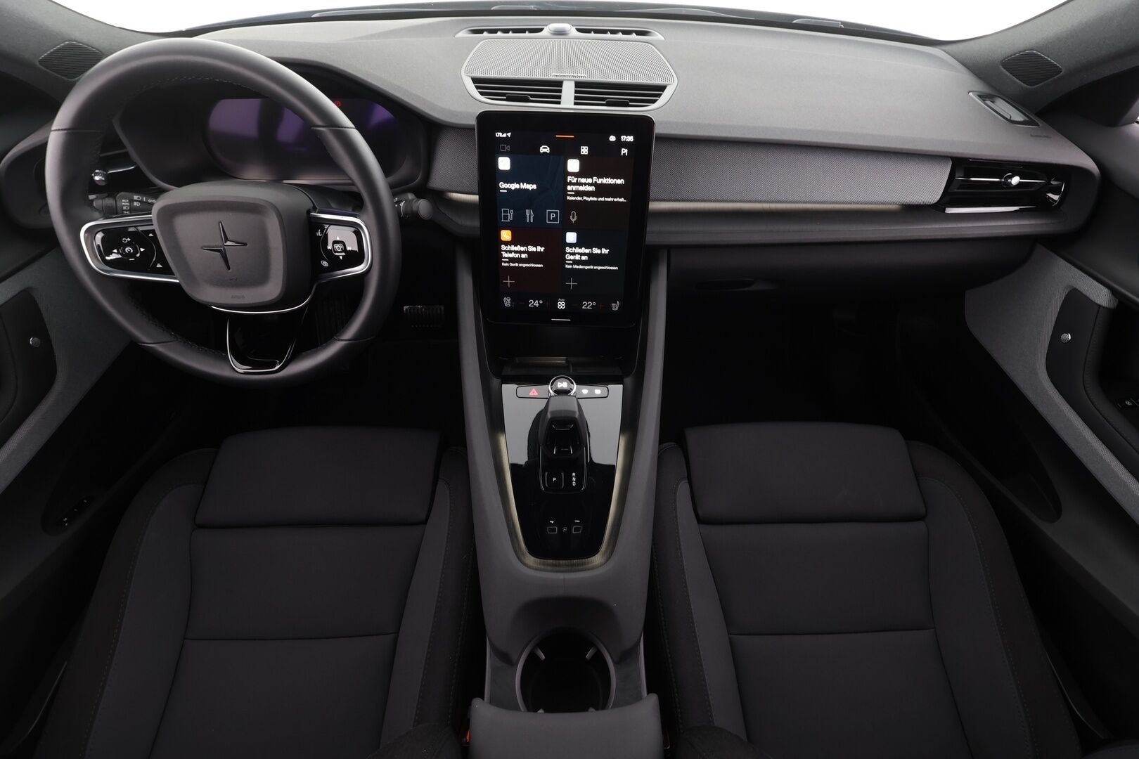 POLESTAR 2 2023 Long Range Dual Motor * Koukku / ILP / H&K / 360° / LED / ACC / Lasikatto / Sportpenkki Muistilla / Navi * - Akku kuntotarkastettu / 2x Latauskaapelit / Kahdet renkaat aluvanteilla