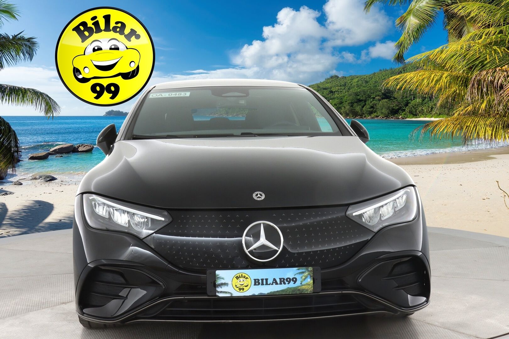 MERCEDES-BENZ EQE 2025 300 * AMG Styling / Distronic Pro / HUD / Lämpöpumppu / Muistipenkit / Panorama / P.Kamera / Nahkasisusta / KeylessGo * - Akku kuntotarkastettu 