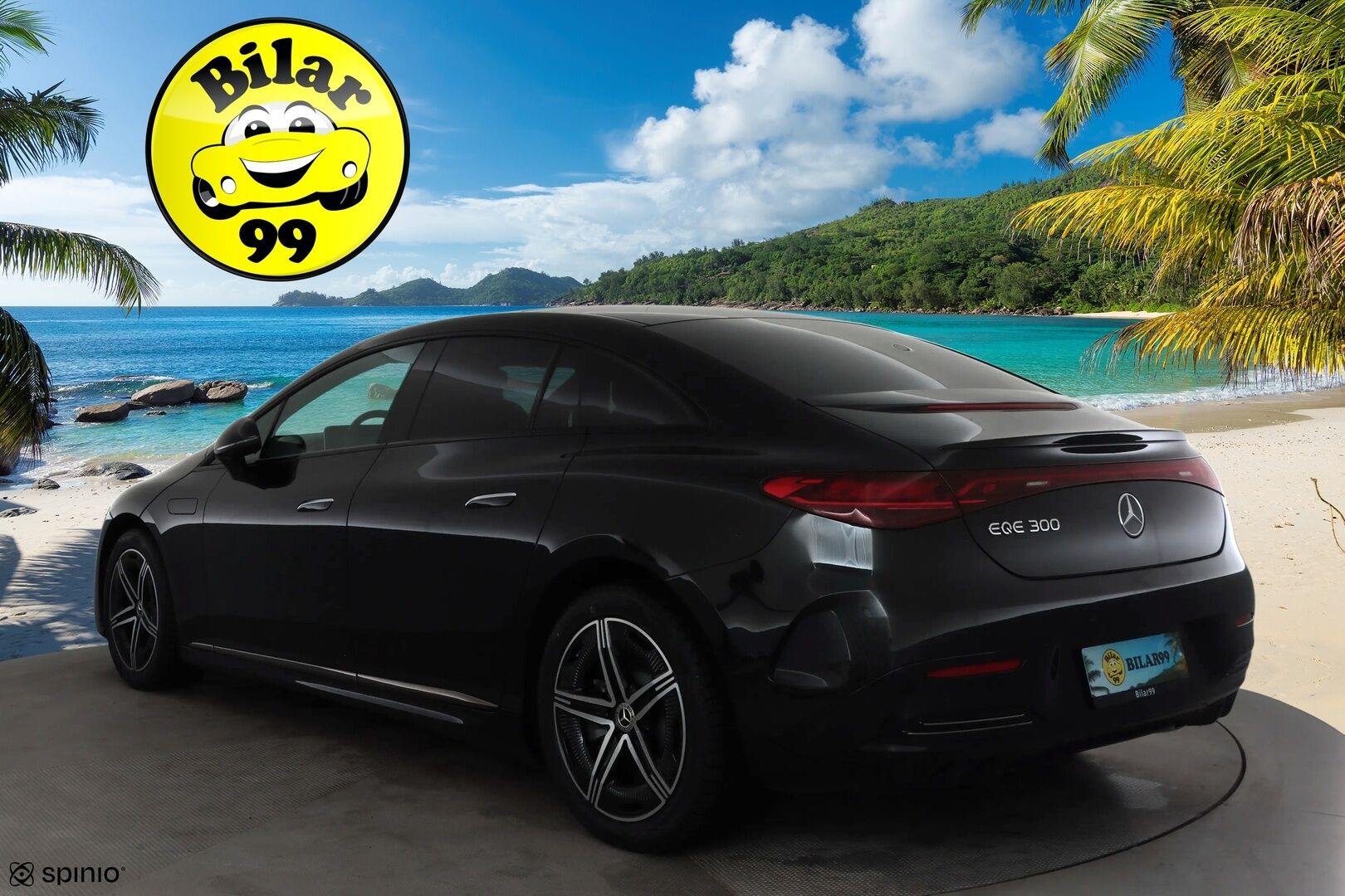 MERCEDES-BENZ EQE 2025 300 * Distronic Pro / HUD / P.kamera / ILP / Muistipenkit / Panorama / KeylessGo / Nahat / Navi * - Akku kuntotarkastettu 