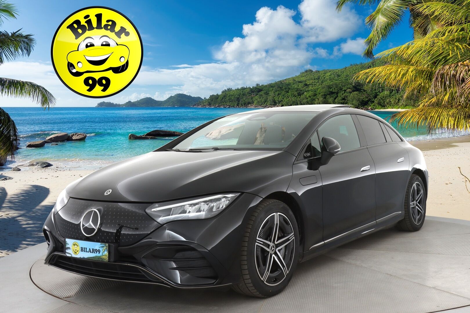 MERCEDES-BENZ EQE 2025 300 * AMG Styling / Distronic Pro / HUD / Lämpöpumppu / Muistipenkit / Panorama / P.Kamera / Nahkasisusta / KeylessGo * - Akku kuntotarkastettu 