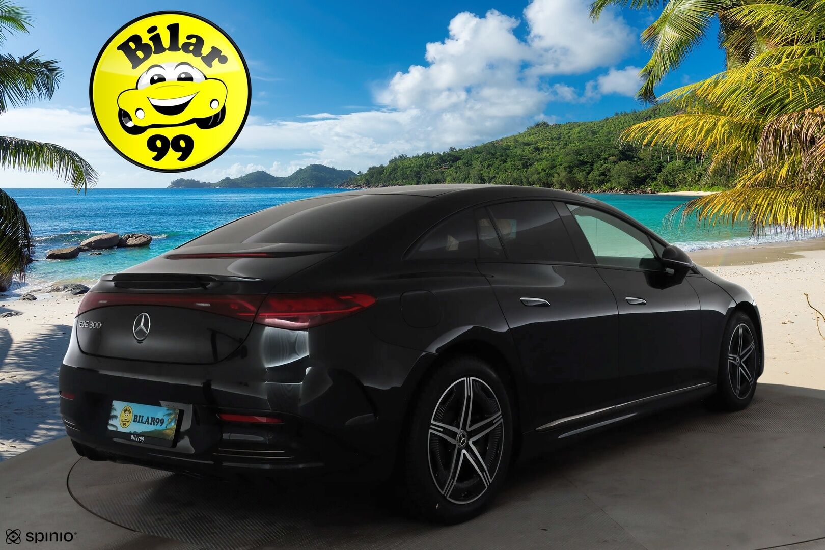 MERCEDES-BENZ EQE 2025 300 * Distronic Pro / HUD / P.kamera / ILP / Muistipenkit / Panorama / KeylessGo / Nahat / Navi * - Akku kuntotarkastettu 