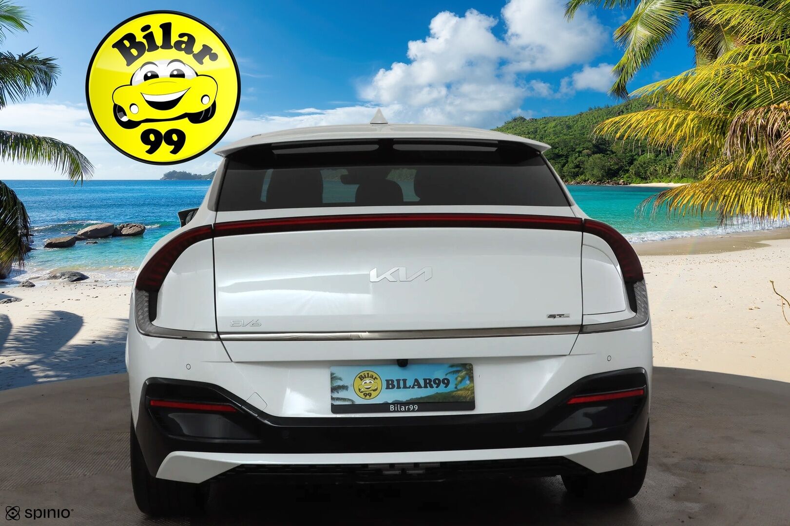 KIA EV6 2023 GT-Line AWD * ACC / Koukku / ILP / LED / 360 / Ilmastoitu Muistipenkki / Navi / Keyless * - Kahdet renkaat aluvanteilla / Merkkihuollettu