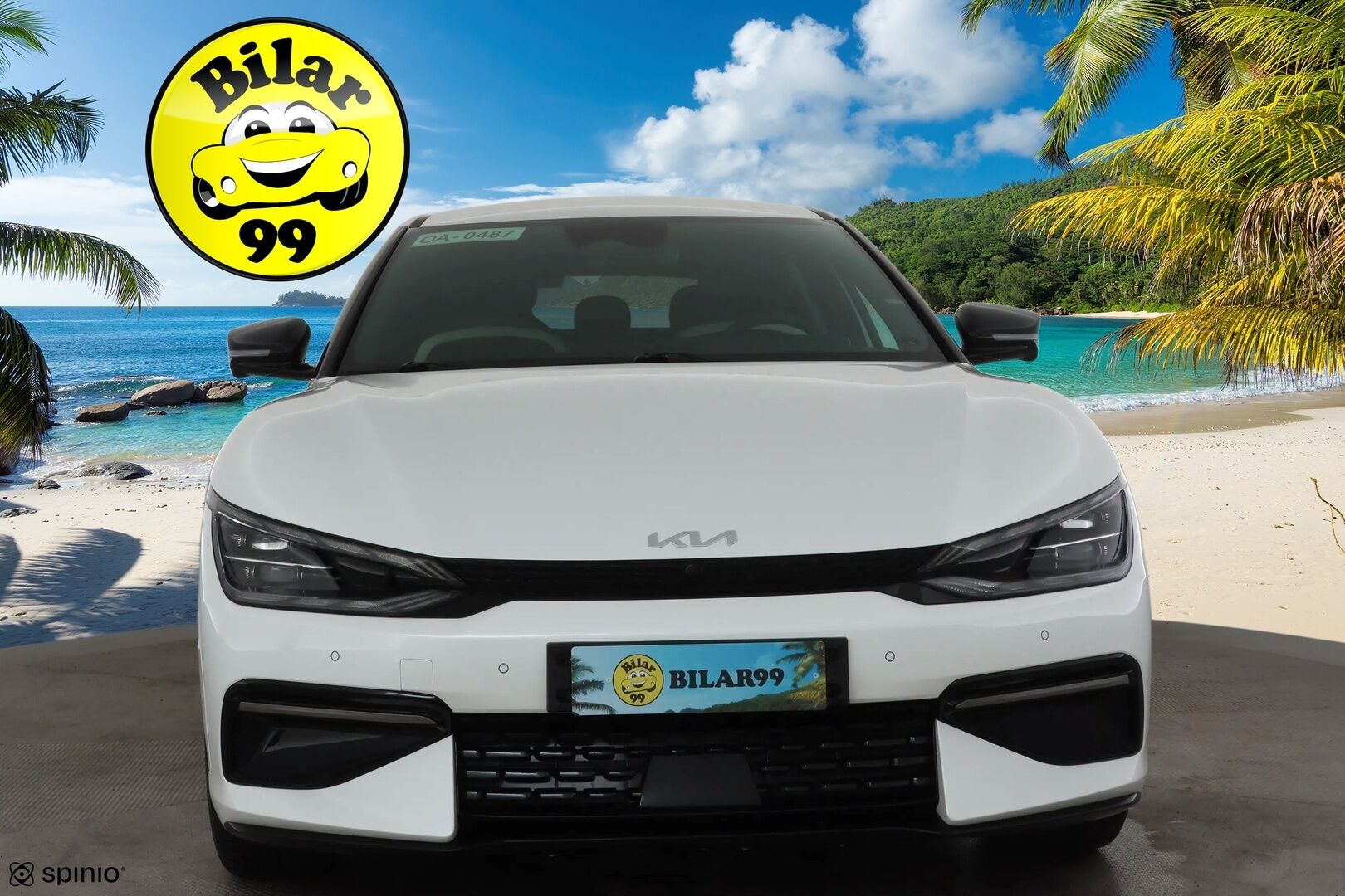 KIA EV6 2023 GT-Line AWD * ACC / Koukku / ILP / LED / 360 / Ilmastoitu Muistipenkki / Navi / Keyless * - Kahdet renkaat aluvanteilla / Merkkihuollettu