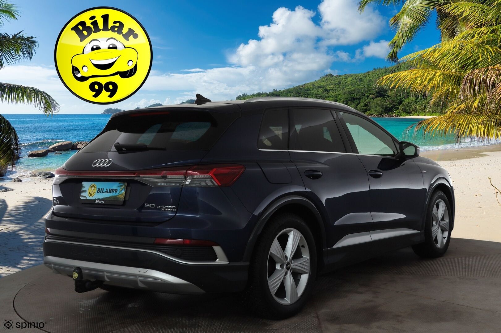 AUDI Q4 E-TRON 2022 50 E-Tron Quattro S-Line * ILP / Koukku / Panorama / P.kamera / HUD / ACC / Matrix / Sportpenkki Muistilla * - Sonos / Akku kuntotarkastettu / Merkkihuollot / Kahdet renkaat aluvanteilla / 2x Latauskaapelit