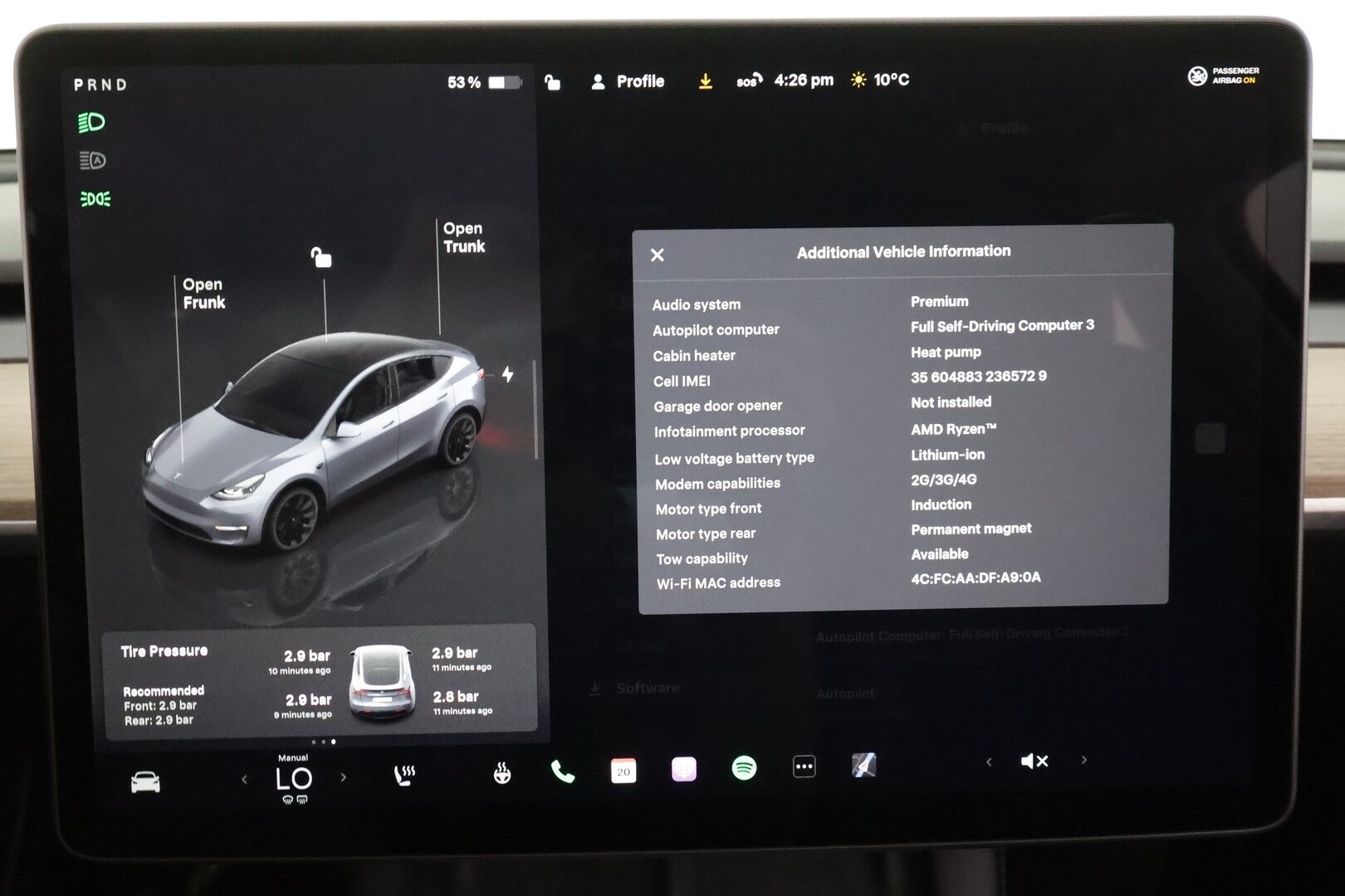 TESLA MODEL Y 2024 Long Range * Koukku / ILP / Lasikatto / ACC / Matrix-LED / P.Kamera / Muistipenkki / Premium Audio / Keyless * - Akku kuntotarkastettu SoH 95%