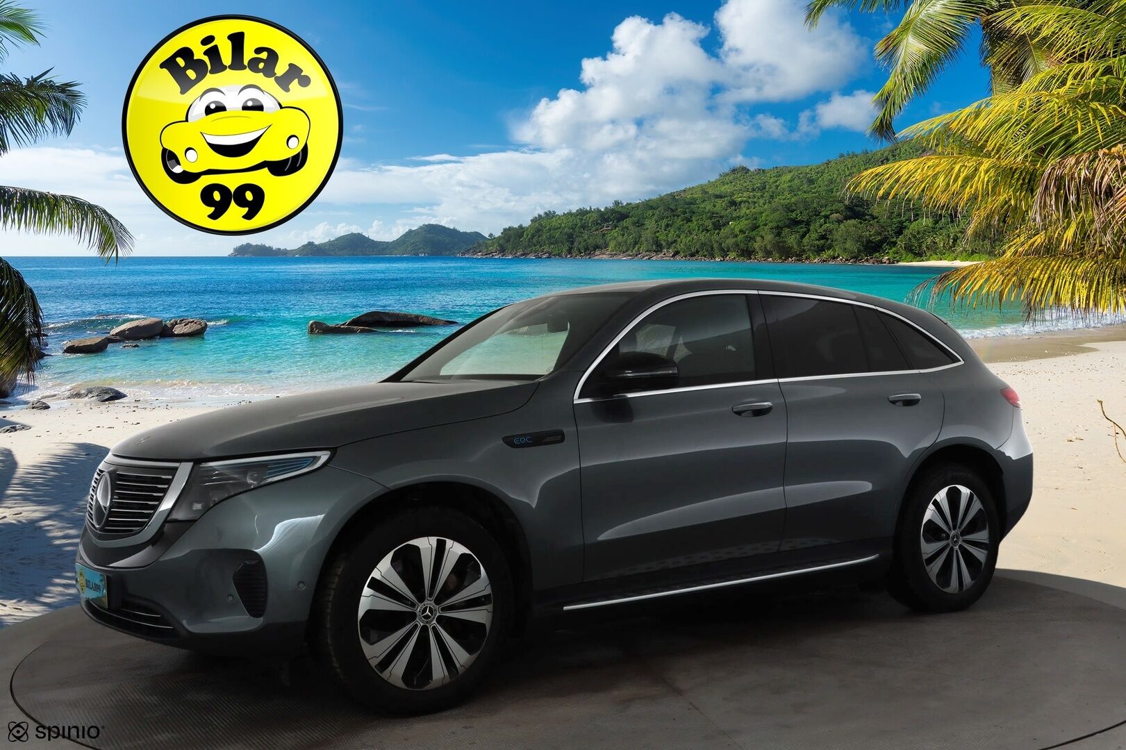 MERCEDES-BENZ EQC 2022 400 4Matic * Distronic+ / 360° / Muistipenkit / Lasikattoluukku / Multibeam / Keyless / Widescreen / Sähköluukku / Navi * - Akku kuntotarkastettu SoH 96,3% 