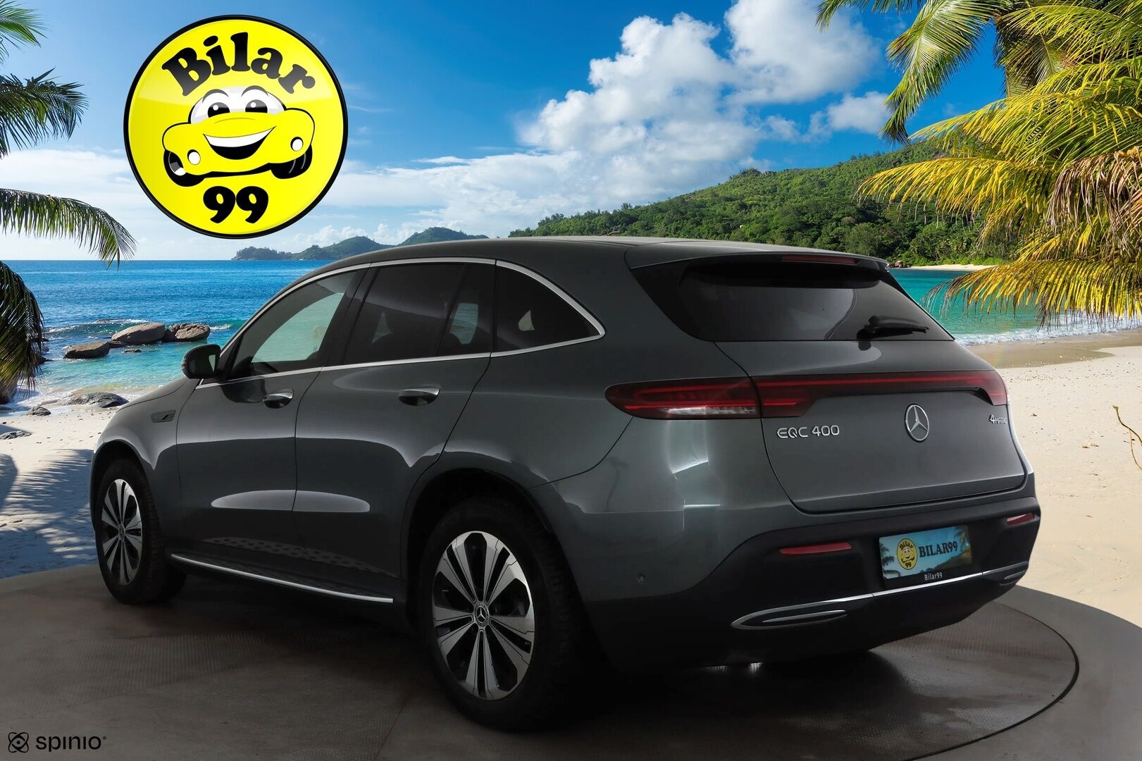 MERCEDES-BENZ EQC 2022 400 4Matic * Distronic+ / 360° / Muistipenkit / Lasikattoluukku / Multibeam / Keyless / Widescreen / Sähköluukku / Navi * - Akku kuntotarkastettu SoH 96,3% 