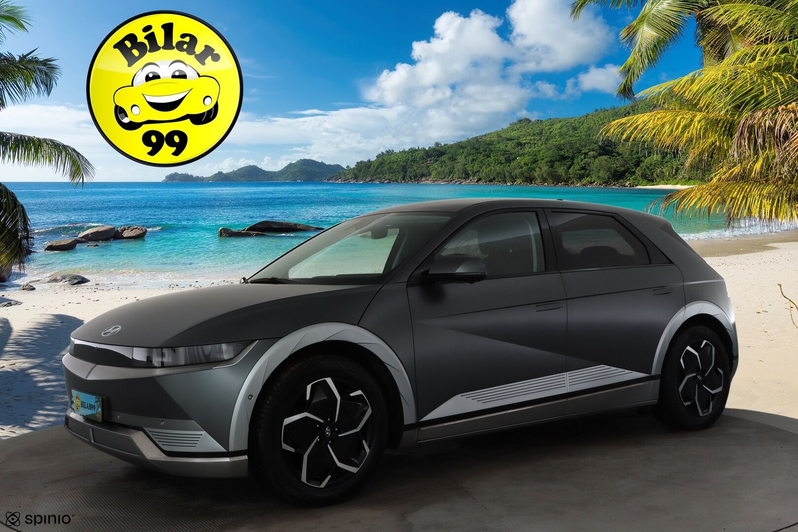 HYUNDAI IONIQ 5 2022 73 kWh 217 hv Premium * ACC / HUD / ILP / Ilmastoidut nahat / 360° / Bose / Keyless / Sähköluukku * - Kahdet renkaat aluvanteilla / Merkkihuollettu