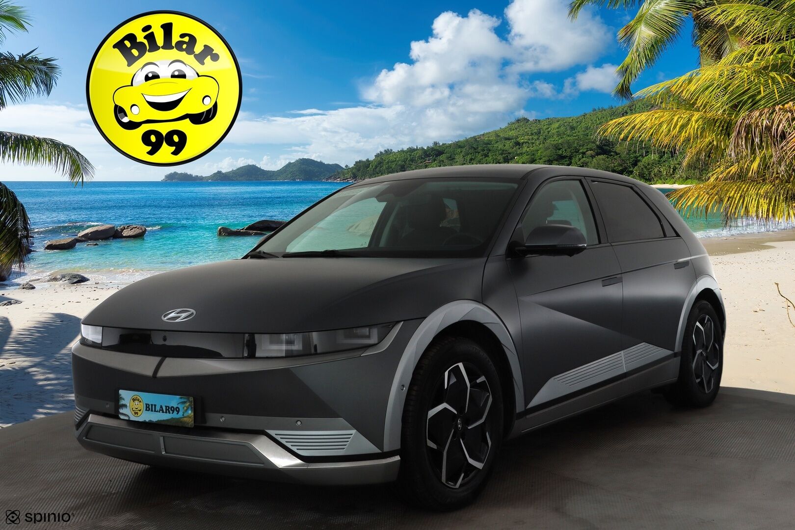 HYUNDAI IONIQ 5 2022 73 kWh 217 hv Premium * ACC / HUD / ILP / Ilmastoidut nahat / 360° / Bose / Keyless / Sähköluukku * - Kahdet renkaat aluvanteilla / Merkkihuollettu