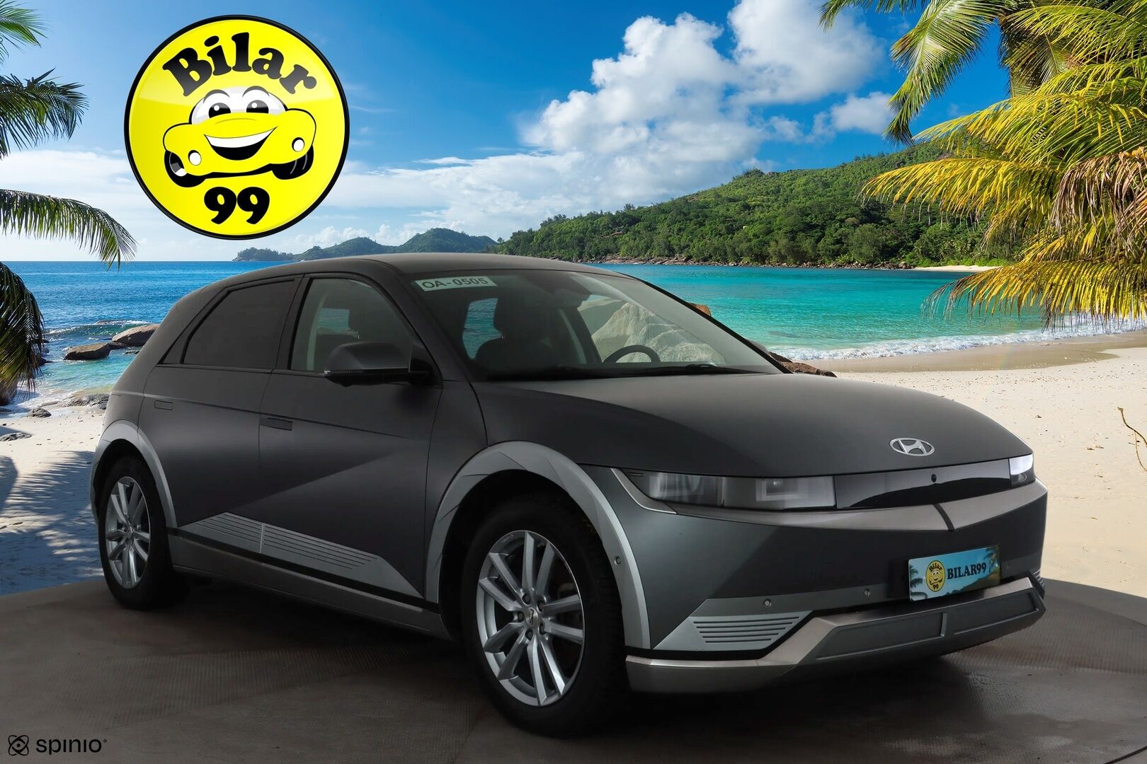 HYUNDAI IONIQ 5 2022 73 kWh 217 hv Premium * ACC / HUD / ILP / Ilmastoidut nahat / 360° / Bose / Keyless / Sähköluukku * - Kahdet renkaat aluvanteilla / Merkkihuollettu