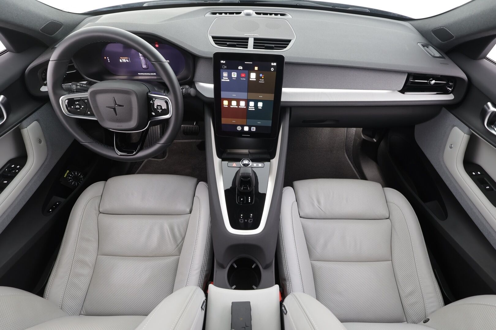 POLESTAR 2 2023 Long Range AWD 78 kWh * ACC / H&K / ILP / 360° / Lasikatto / Muistipenkki / Ilmastoidut nahat / Keyless * - Kahdet renkaat aluvanteilla / Merkkihuollettu 