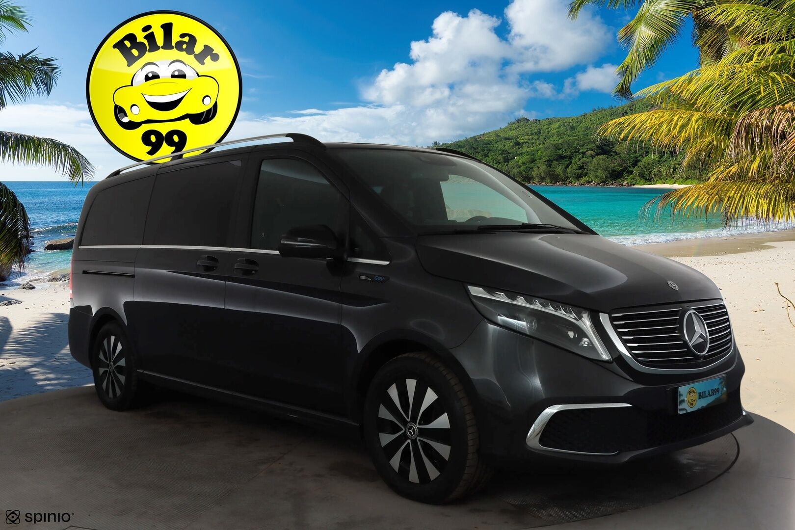 MERCEDES-BENZ EQV 2021 300e A2 Keskipitkä 8-hlö * Distronic / Burmester® / 360° / Tuuletetut täysnahat / BLIS / Sähkö-ovet  / Sähkökontti / ILS-LED / Navi * - Supervarusteet / Akku kuntotarkastettu SOH 96 % / Merkkihuollettu - HULLUT AVAJAISHULINAT KORKOTARJOUS 3,29 %