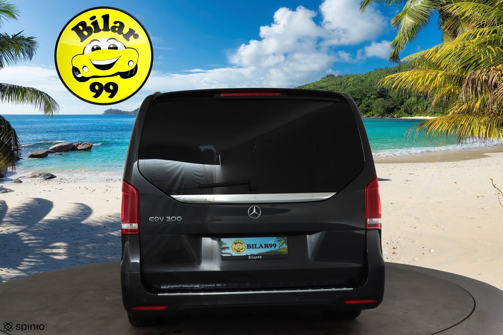 MERCEDES-BENZ EQV 2021 300e A2 Keskipitkä 8-hlö * Distronic / Burmester® / 360° / Tuuletetut täysnahat / BLIS / Sähkö-ovet  / Sähkökontti / ILS-LED / Navi * - Supervarusteet / Merkkihuollettu