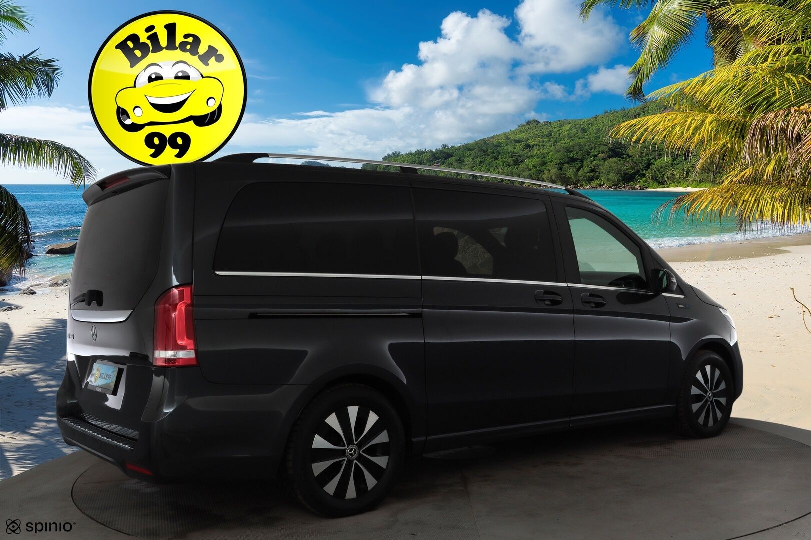 MERCEDES-BENZ EQV 2021 300e A2 Keskipitkä 8-hlö * Distronic / Burmester® / 360° / Tuuletetut täysnahat / BLIS / Sähkö-ovet  / Sähkökontti / ILS-LED / Navi * - Supervarusteet / Merkkihuollettu