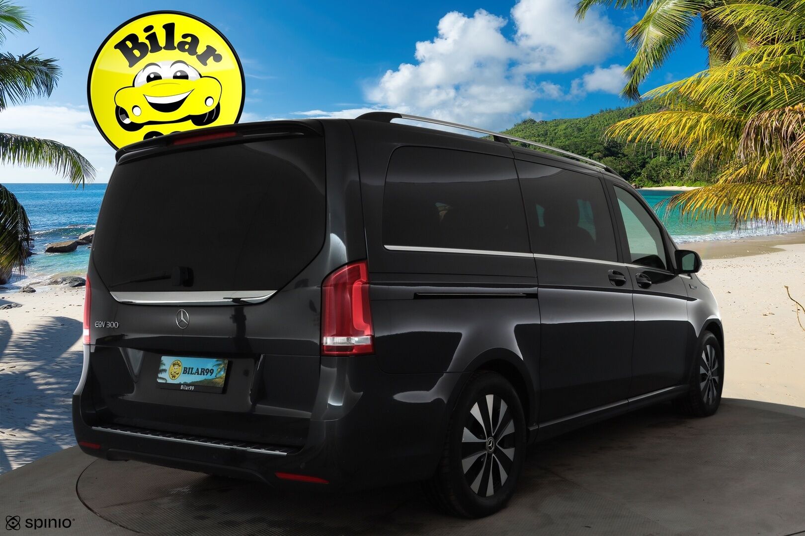 MERCEDES-BENZ EQV 2021 300e A2 Keskipitkä 8-hlö * Distronic / Burmester® / 360° / Tuuletetut täysnahat / BLIS / Sähkö-ovet  / Sähkökontti / ILS-LED / Navi * - Supervarusteet / Akku kuntotarkastettu SOH 96 % / Merkkihuollettu - HULLUT AVAJAISHULINAT KORKOTARJOUS 3,29 %