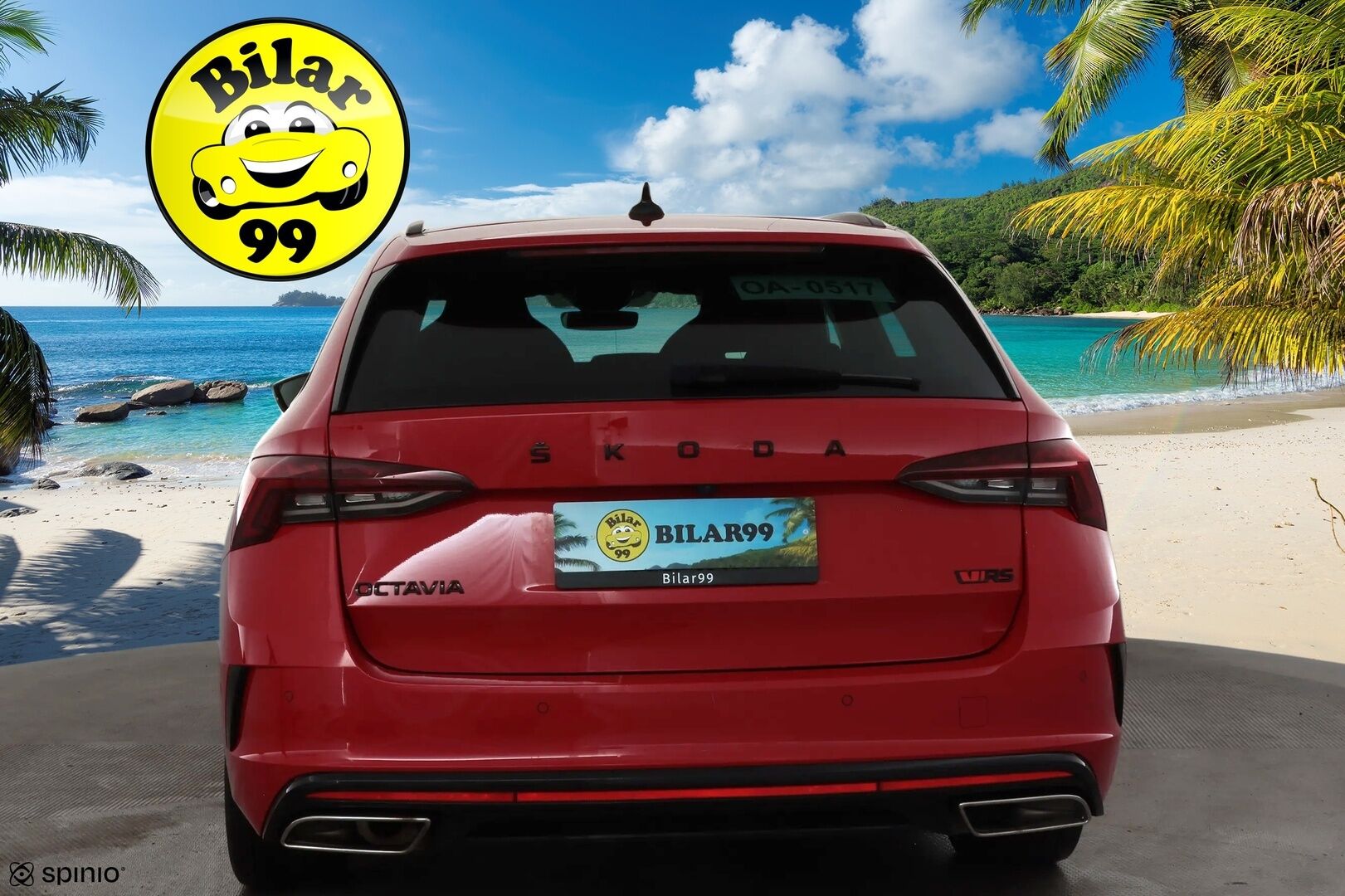 SKODA OCTAVIA 2022 Combi RS 4x4 2.0 TDI 147kW * ACC / HUD / P.kamera / Webasto / Matrix LED / Koukku / Keyless / Navi * - Merkkihuollettu