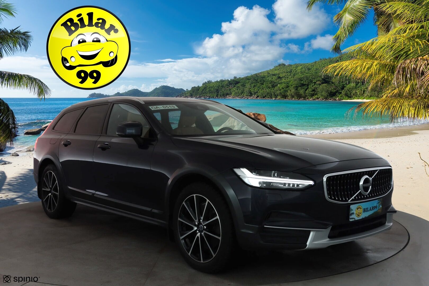 Volvo V90 CROSS COUNTRY 2019 D4 AWD Plus * ACC / P.kamera / Koukku / Webasto / Muistipenkki / Ruskeat nahat / Sähköluukku * - Magic-blue metalliväri / Alletaittuva koukku / Ruskeat nahat - HULLUT AVAJAISHULINAT KORKOTARJOUS 3,29 %