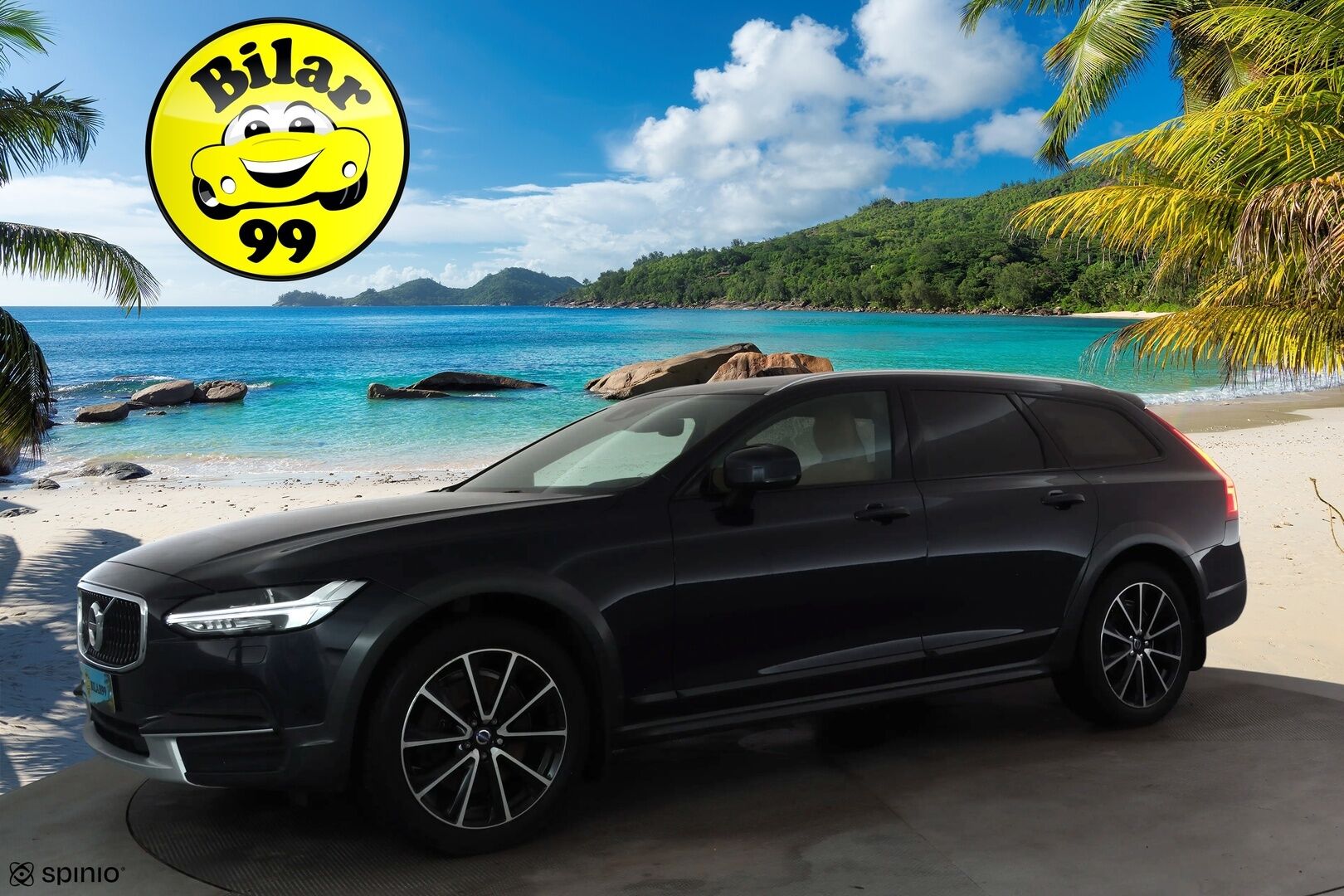 Volvo V90 CROSS COUNTRY 2019 D4 AWD Plus * ACC / P.kamera / Koukku / Webasto / Muistipenkki / Ruskeat nahat / Sähköluukku * - Magic-blue metalliväri / Alletaittuva koukku / Ruskeat nahat - HULLUT AVAJAISHULINAT KORKOTARJOUS 3,29 %