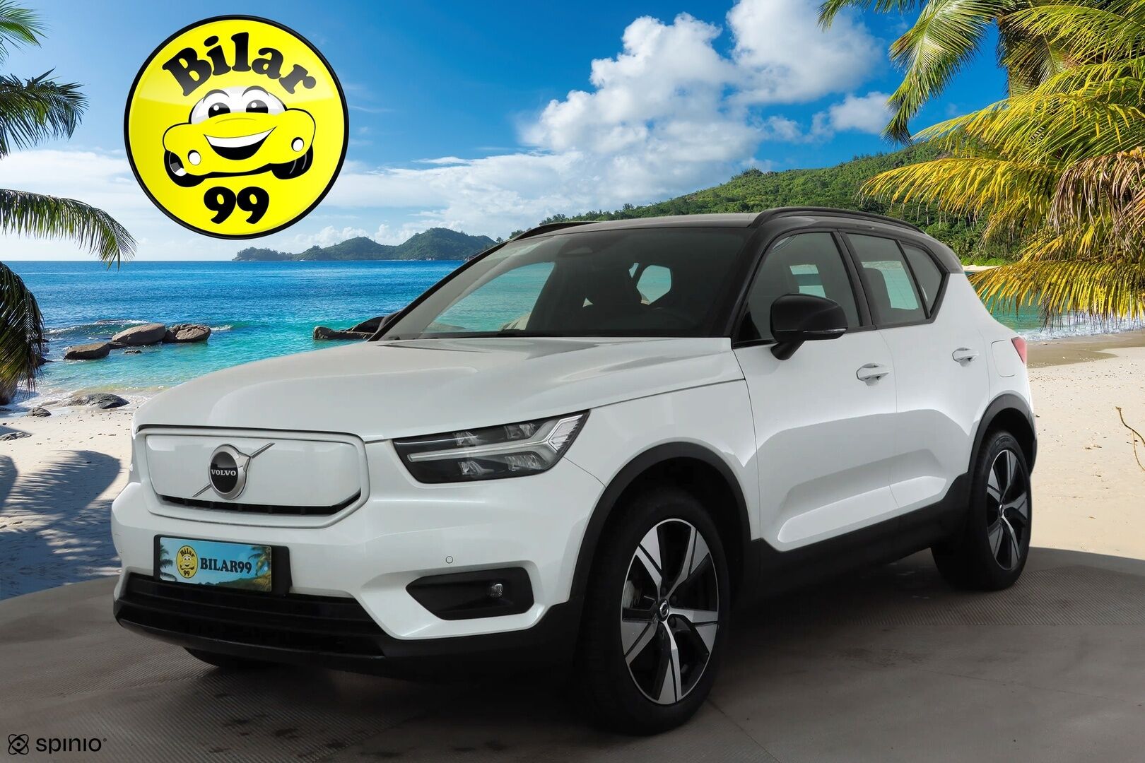 Volvo XC40 2021 P8 AWD R-Design * ACC / P.kamera / ILP / BLIS / Puolinahat / Sähköluukku / Keyless / Navi / LED * - Lämpöpumppu / Akku kuntotarkastettu / Cross Traffic Alert 