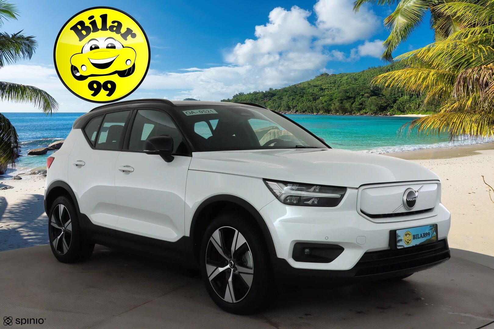 Volvo XC40 2021 P8 AWD R-Design * ACC / P.kamera / ILP / BLIS / Puolinahat / Sähköluukku / Keyless / Navi / LED * - Lämpöpumppu / Akku kuntotarkastettu / Cross Traffic Alert 