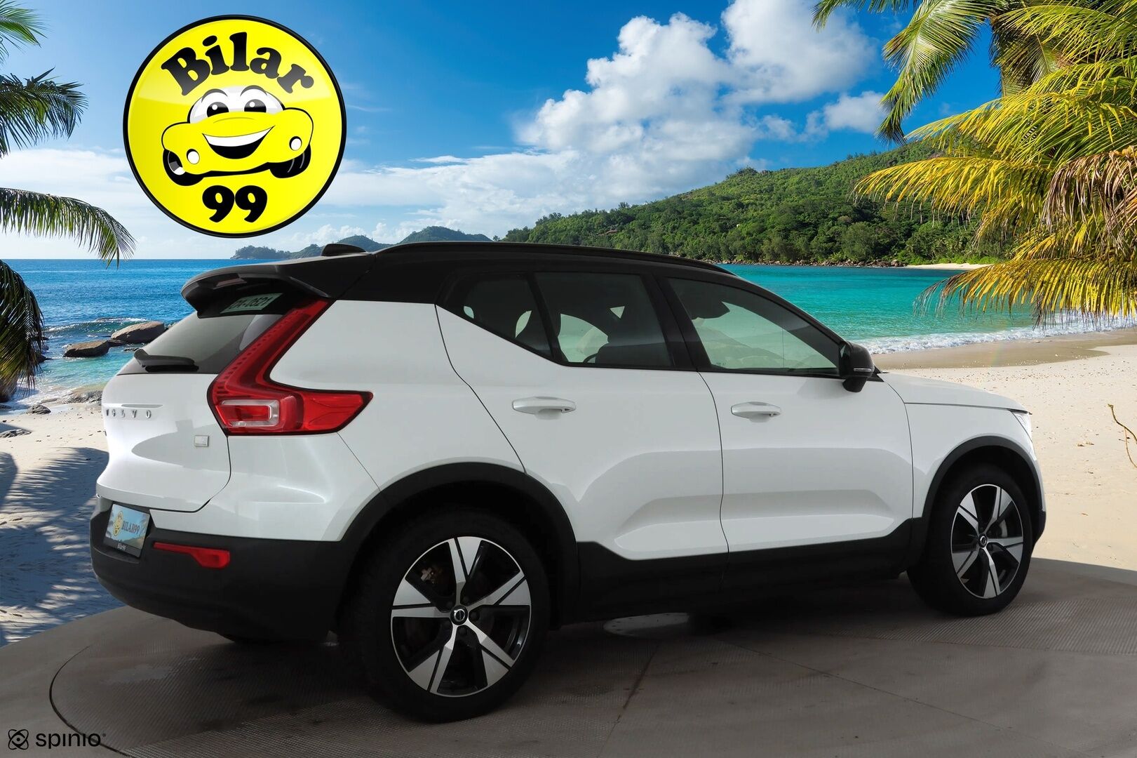 Volvo XC40 2021 P8 AWD R-Design * ACC / P.kamera / ILP / BLIS / Puolinahat / Sähköluukku / Keyless / Navi / LED * - Lämpöpumppu / Akku kuntotarkastettu / Cross Traffic Alert 