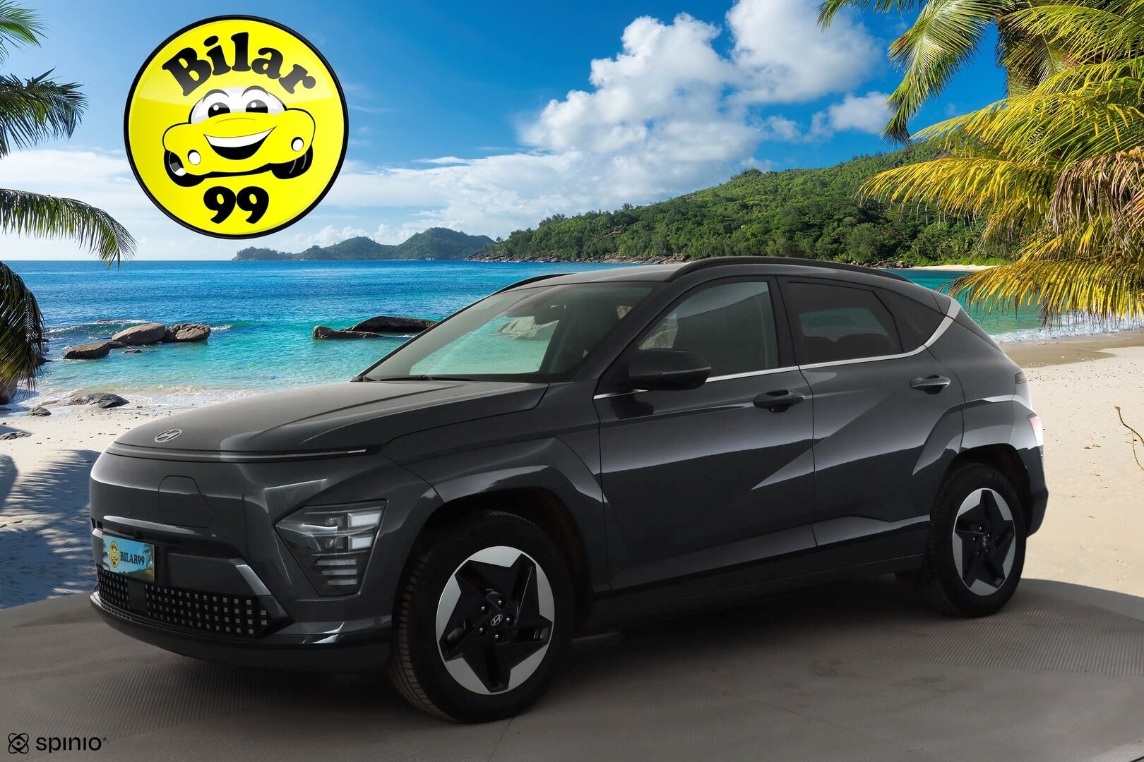 HYUNDAI KONA 2024 Electric 65 kWh 217 hv Style * ACC / 360° / ILP / Sähkökontti / LED / Navi / Keyless * - Merkkihuollettu