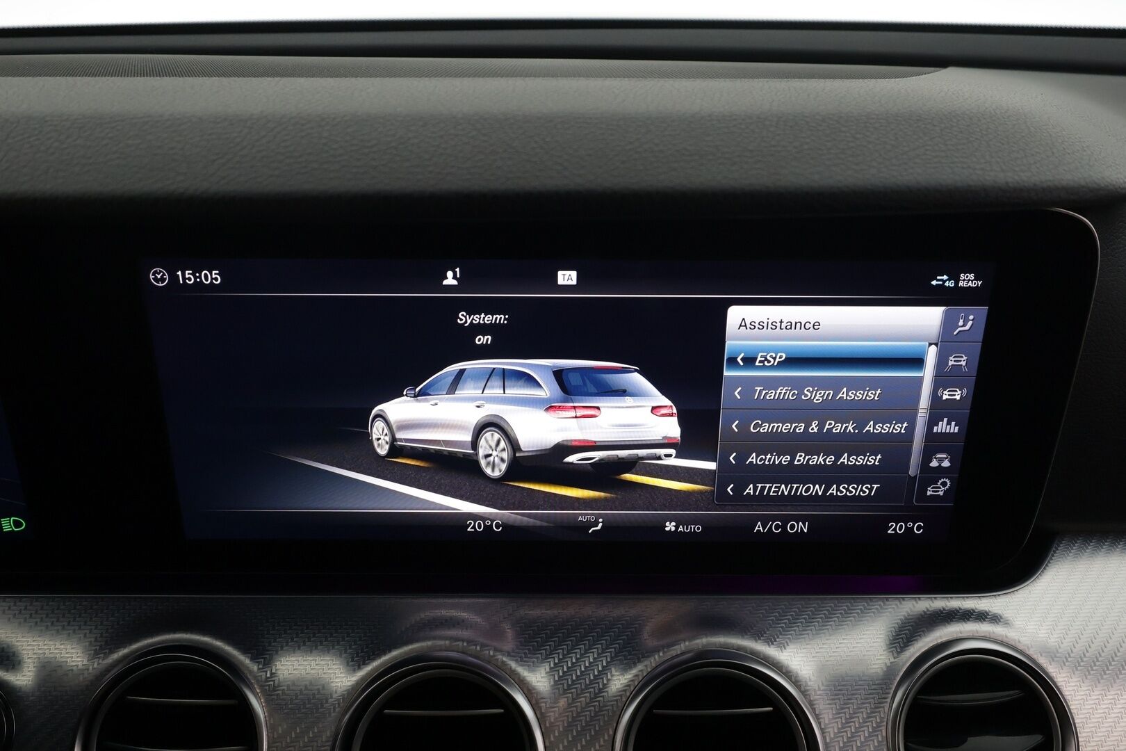 MERCEDES-BENZ E 2018 220 d 4Matic A All-Terrain * Burmester / Panorama / 360° / Koukku / Multibeam / Widescreen / Webasto / HUD / Airmatic * - Huippuvarusteet