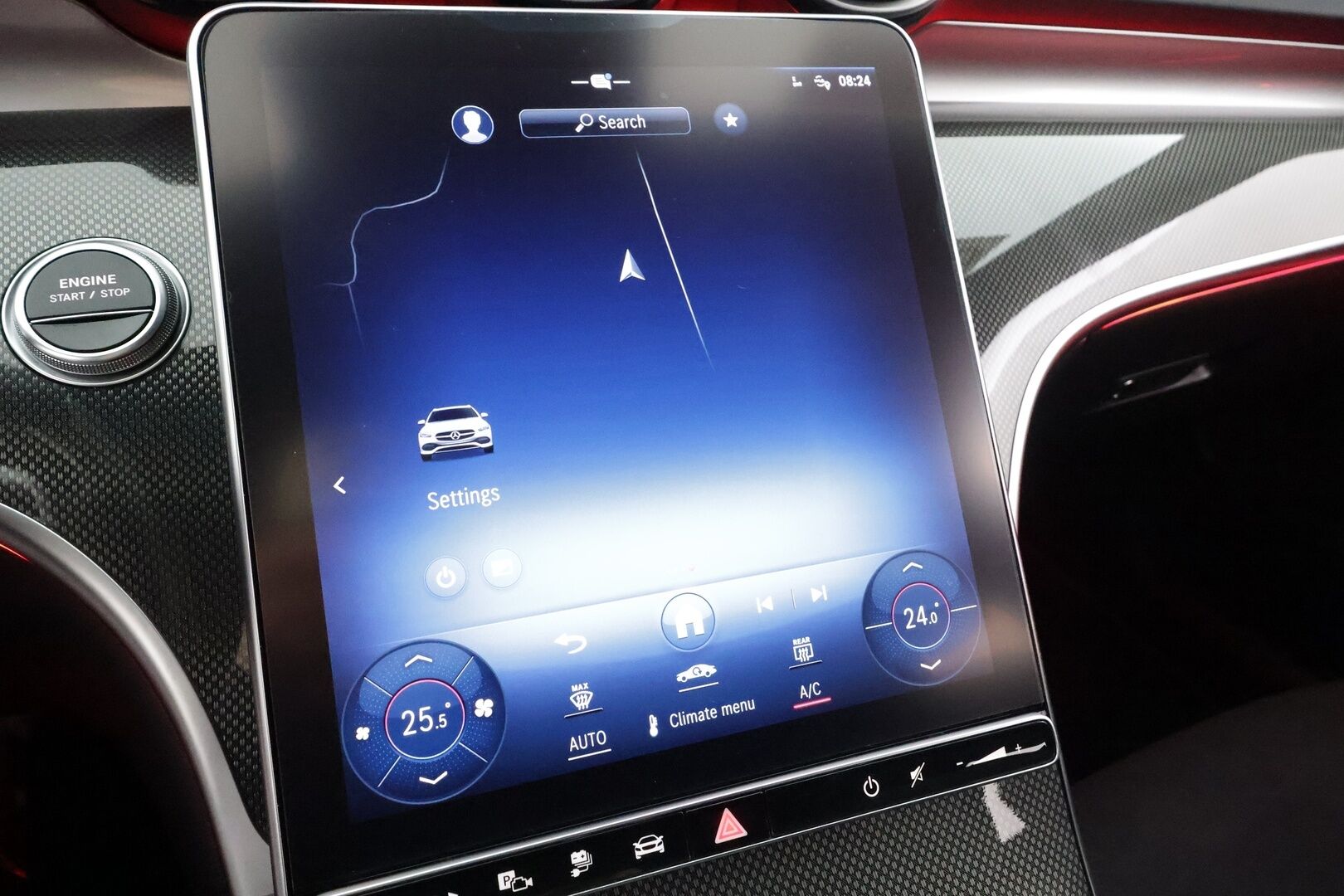 MERCEDES-BENZ C 2023 300e AMG * Distronic+ / HUD / Midline / P.kamera / IHC / Koukku / Navi / Sporttipenkit / Sähköluukku / Night-paketti * - Facelift