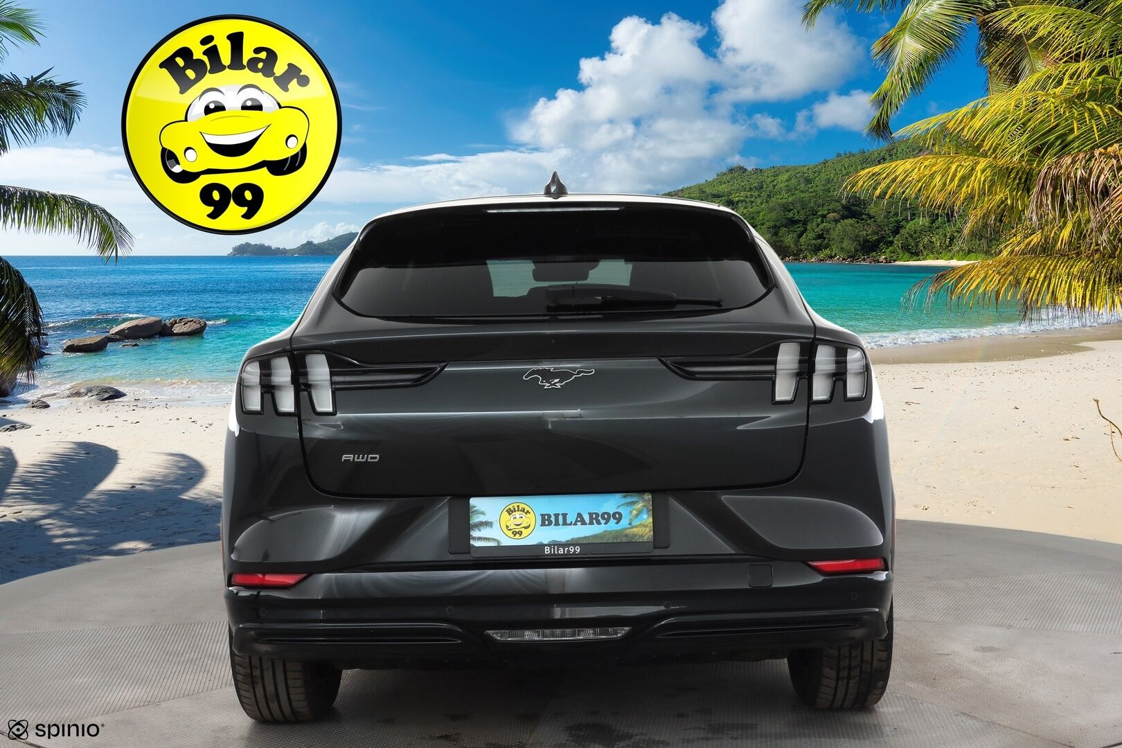 FORD MUSTANG MACH-E 2022 AWD 351 * ACC / LED / Muistipenkki / B&O /  360° / Kaistavahti / Navi / Keyless * - Merkkihuollettu / 2x Latauskaapelit