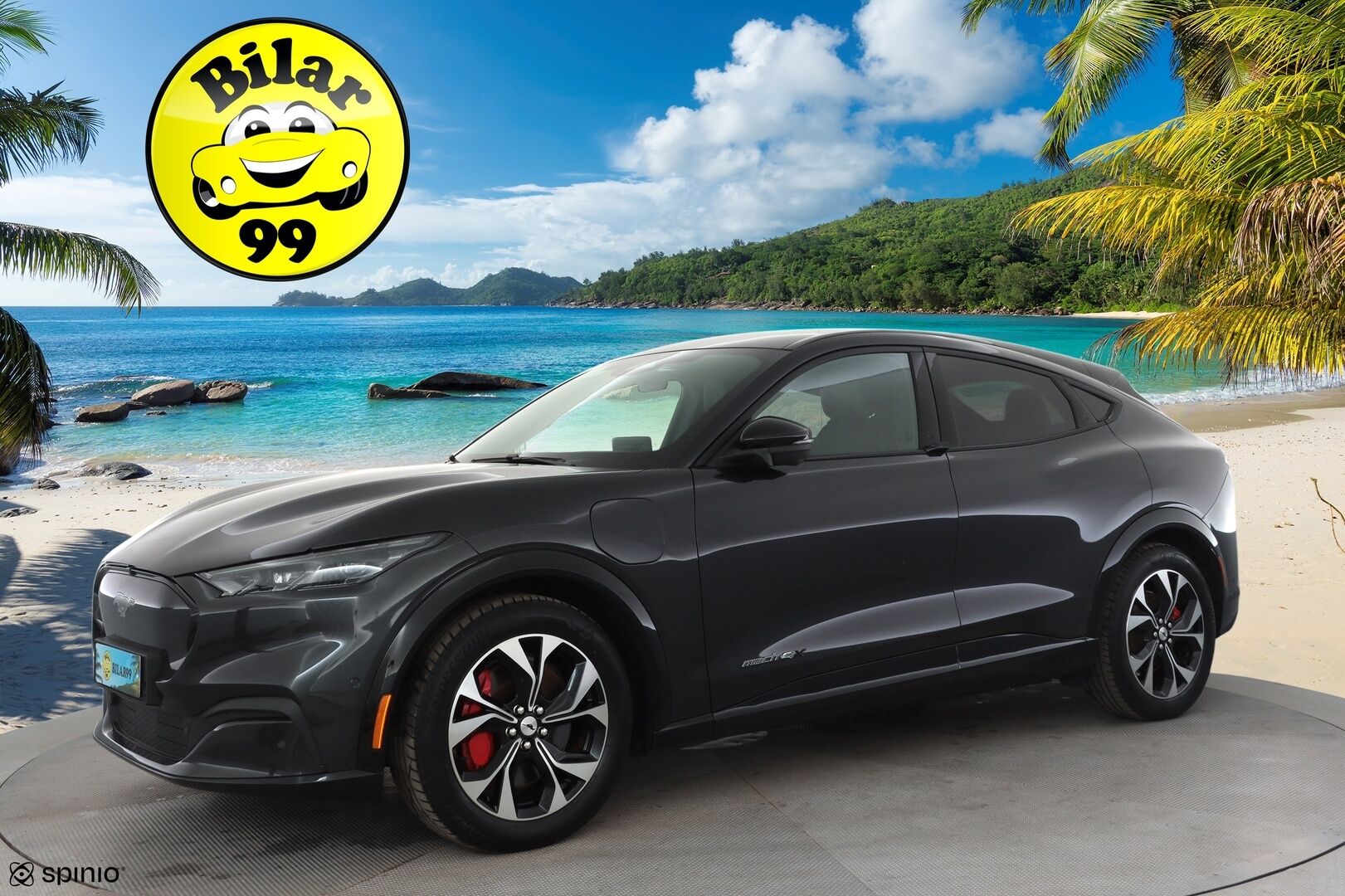 FORD MUSTANG MACH-E 2022 AWD 351 * ACC / LED / Muistipenkki / B&O /  360° / Kaistavahti / Navi / Keyless * - Merkkihuollettu / 2x Latauskaapelit