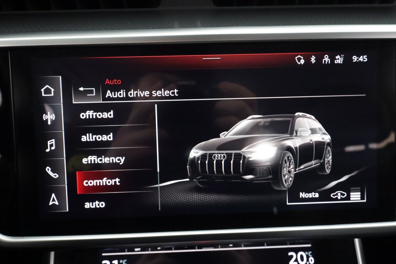AUDI A6 ALLROAD 2022 Business 40 TDI MHEV quattro S tronic * ALV / Webasto / Koukku / ACC / LED / P.Kamera / Sportpenkit / Navi / Kaistavahti * - Kahdet Nokia renkaat aluvanteilla / Merkkihuollot