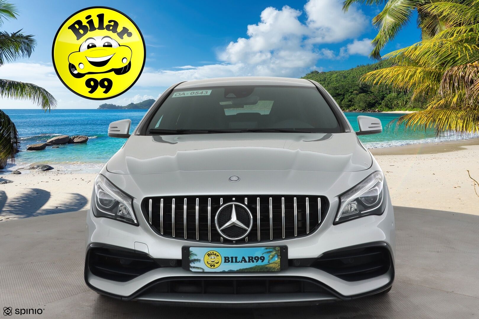 MERCEDES-BENZ CLA 45 AMG 2017 4MATIC Shooting Brake * P.kamera / LED / Sporttipenkit / Facelift / Apple&Android / Vakkari * - Kahdet renkaat aluvanteilla