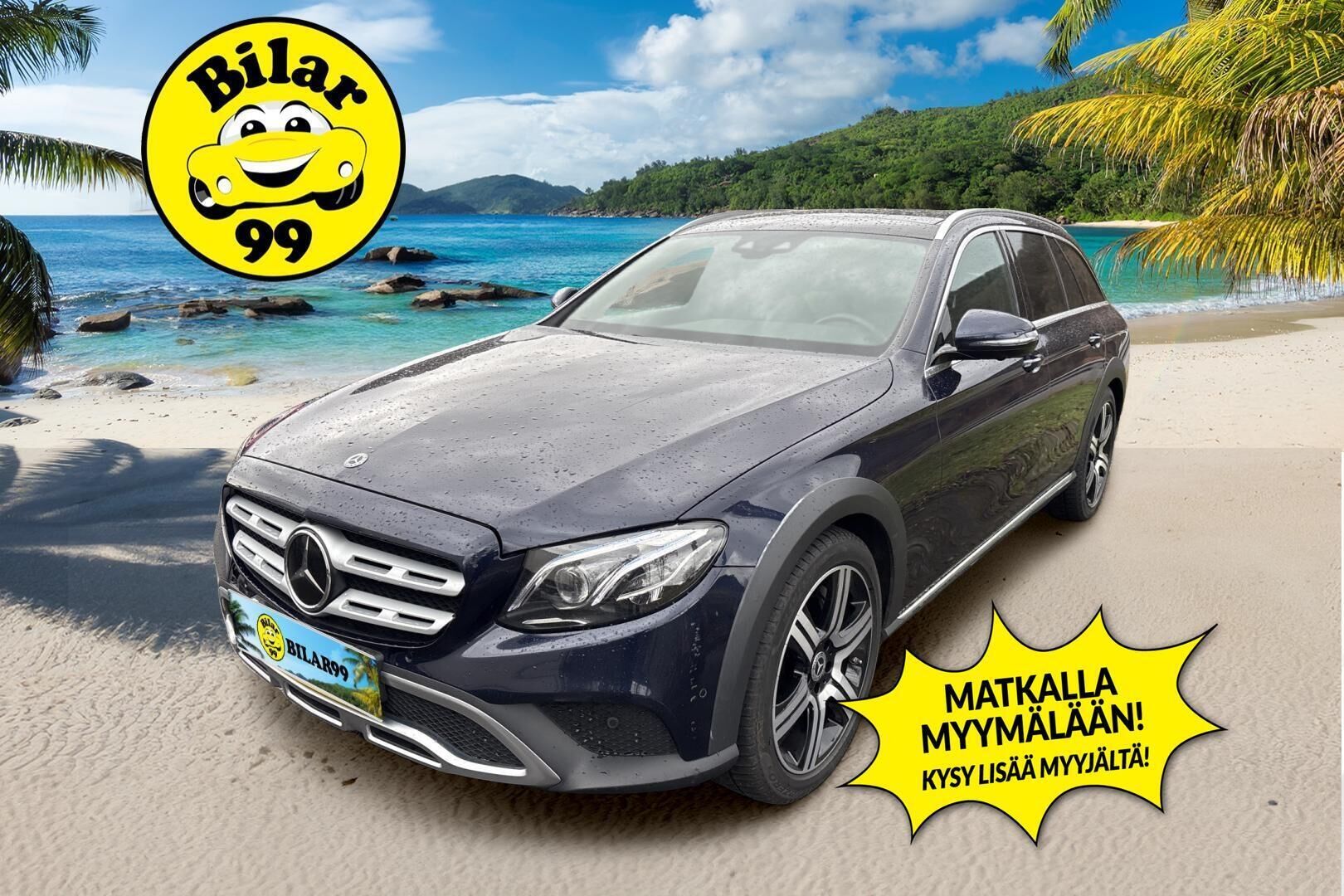 MERCEDES-BENZ E 2018 350 d 4Matic All-Terrain / Distronic / Webasto / Widescreen / 360 Kamera / Muistipenkit / Täysnahat / Vetokoukku