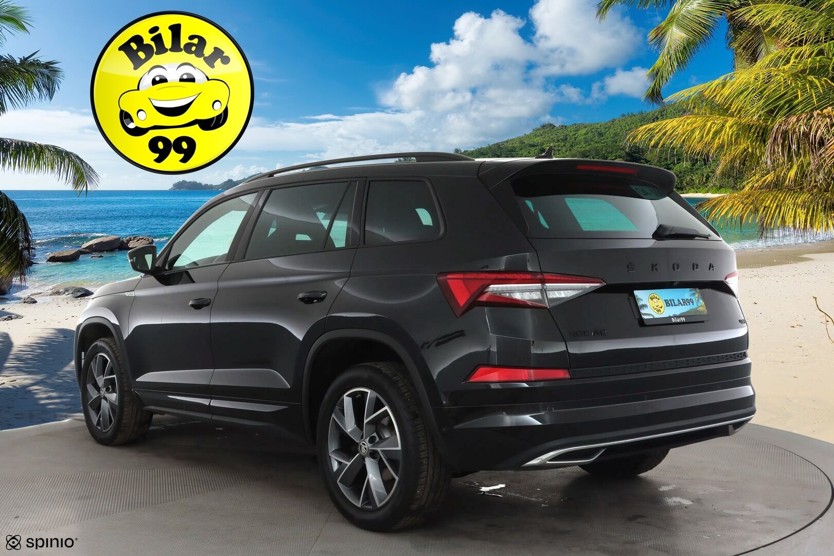 SKODA KODIAQ 2022 2,0 TSI 4x4 SportLine DSG * ACC / Webasto / Koukku / Matrix-LED / Muistipenkki / P.Kamera / 7-Paik / Apple&android * - *2x renkaat&vanteet* - HULLUT AVAJAISHULINAT KORKOTARJOUS 3,29 %