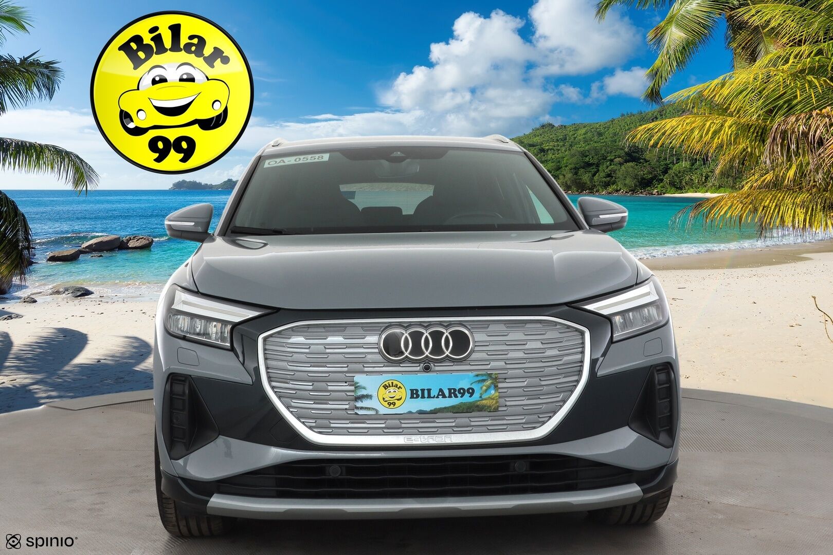 AUDI Q4 E-TRON 2023 50 E-Tron Quattro * ACC / P.kamera / ILP / Koukku / Sporttipenkit / LED / Sähköluukku / Digimittaristo * - Akku kuntotarkastettu