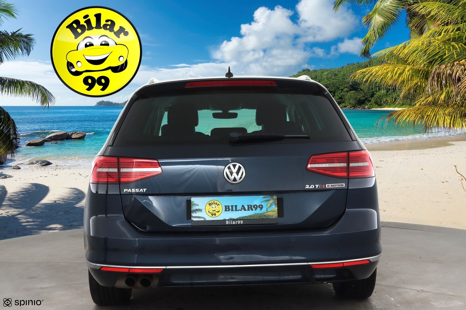 VOLKSWAGEN PASSAT 2016 2,0TDI 190hv 4Motion Highline * ACC / Webasto / Koukku / LED / Ergocomfort istuin / P.Kamera * - Kahdet Renkaat