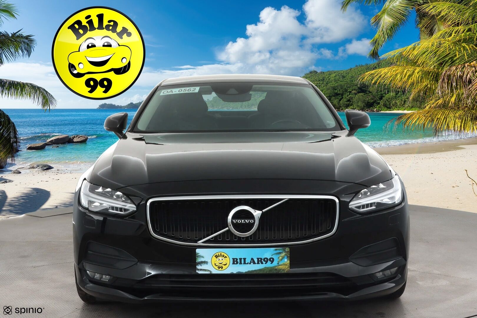 Volvo S90 2017 D5 AWD Business aut * Webasto / Koukku / ACC / HUD / Full-LED / P.kamera / Navi / Puolinahkasisusta / Keyless * - Ei AdBlue
