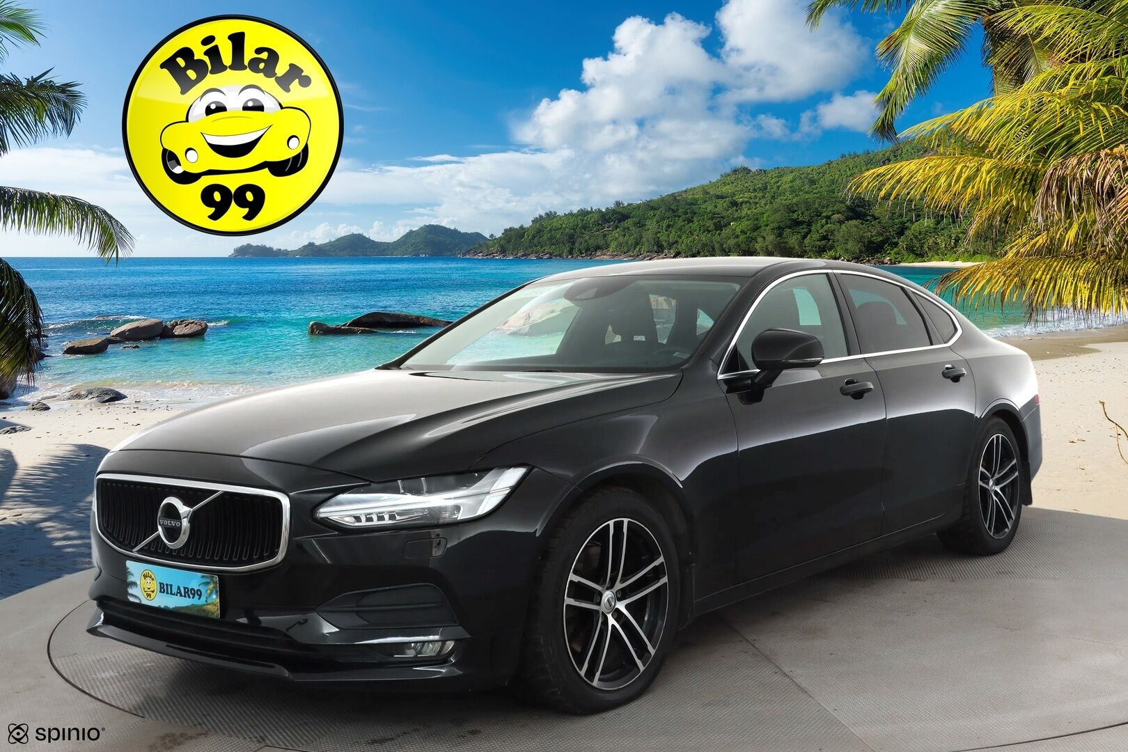 Volvo S90 2017 D5 AWD Business aut * Webasto / Koukku / ACC / HUD / Full-LED / P.kamera / Navi / Puolinahkasisusta / Keyless * - Ei AdBlue