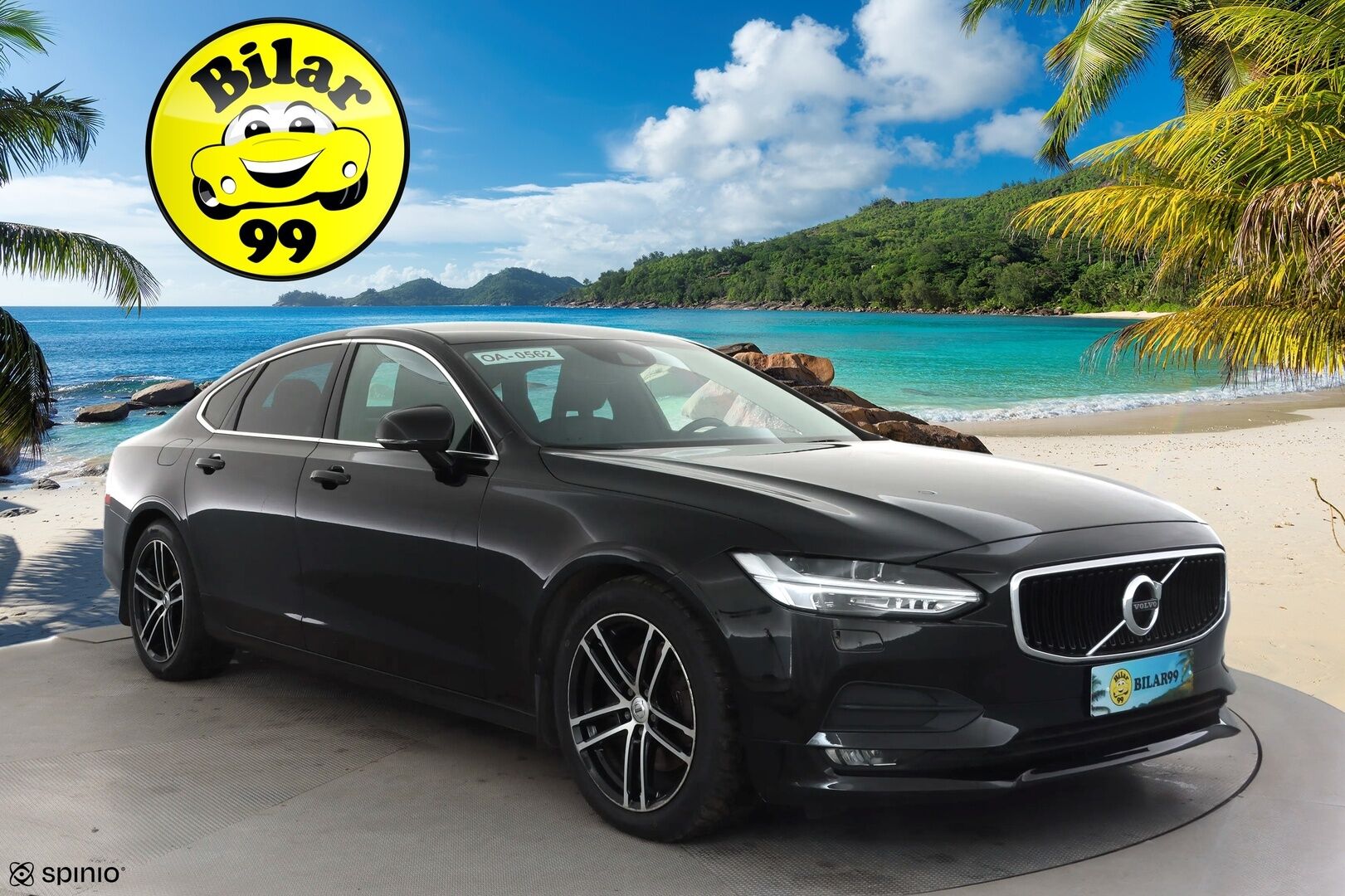 Volvo S90 2017 D5 AWD Business aut * Webasto / Koukku / ACC / HUD / Full-LED / P.kamera / Navi / Puolinahkasisusta / Keyless * - Ei AdBlue