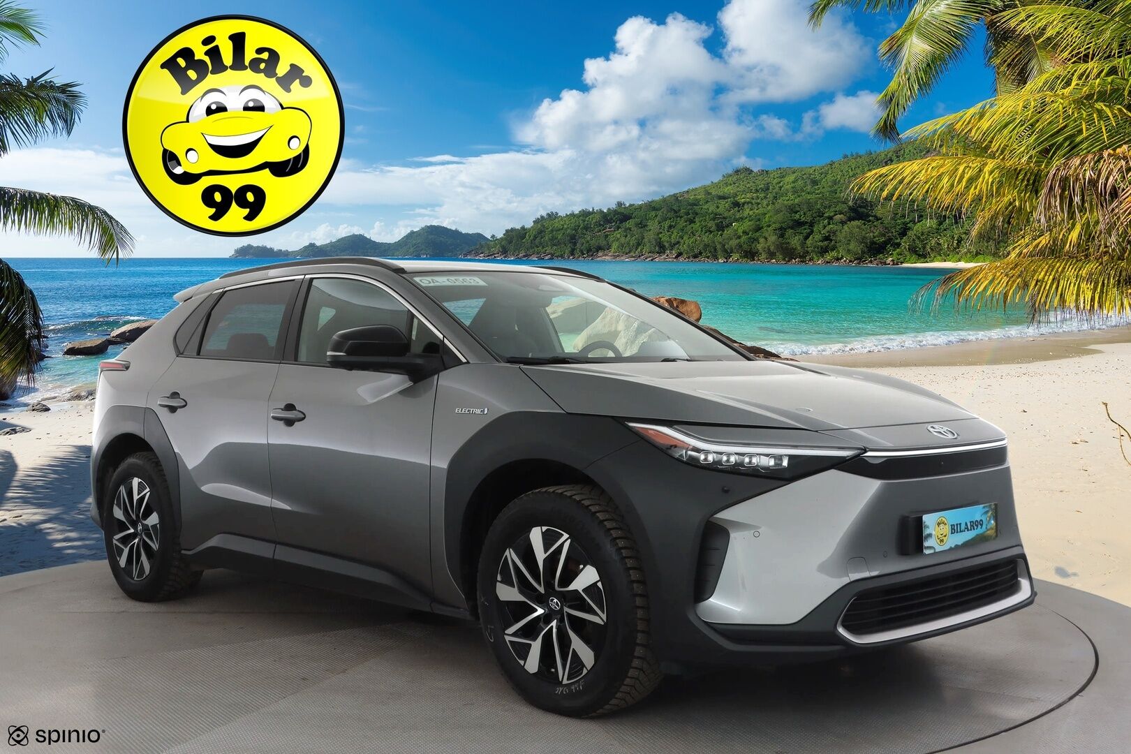 TOYOTA BZ4X 2023 71,4kWh AWD Style * ACC / 360° / JBL / Ilmastoidut nahat / Navi / LED / Keyless / Muistipenkki / Sähköluukku * - Akku kuntotarkastettu SoH 96,8% / Kahdet renkaat aluvanteilla