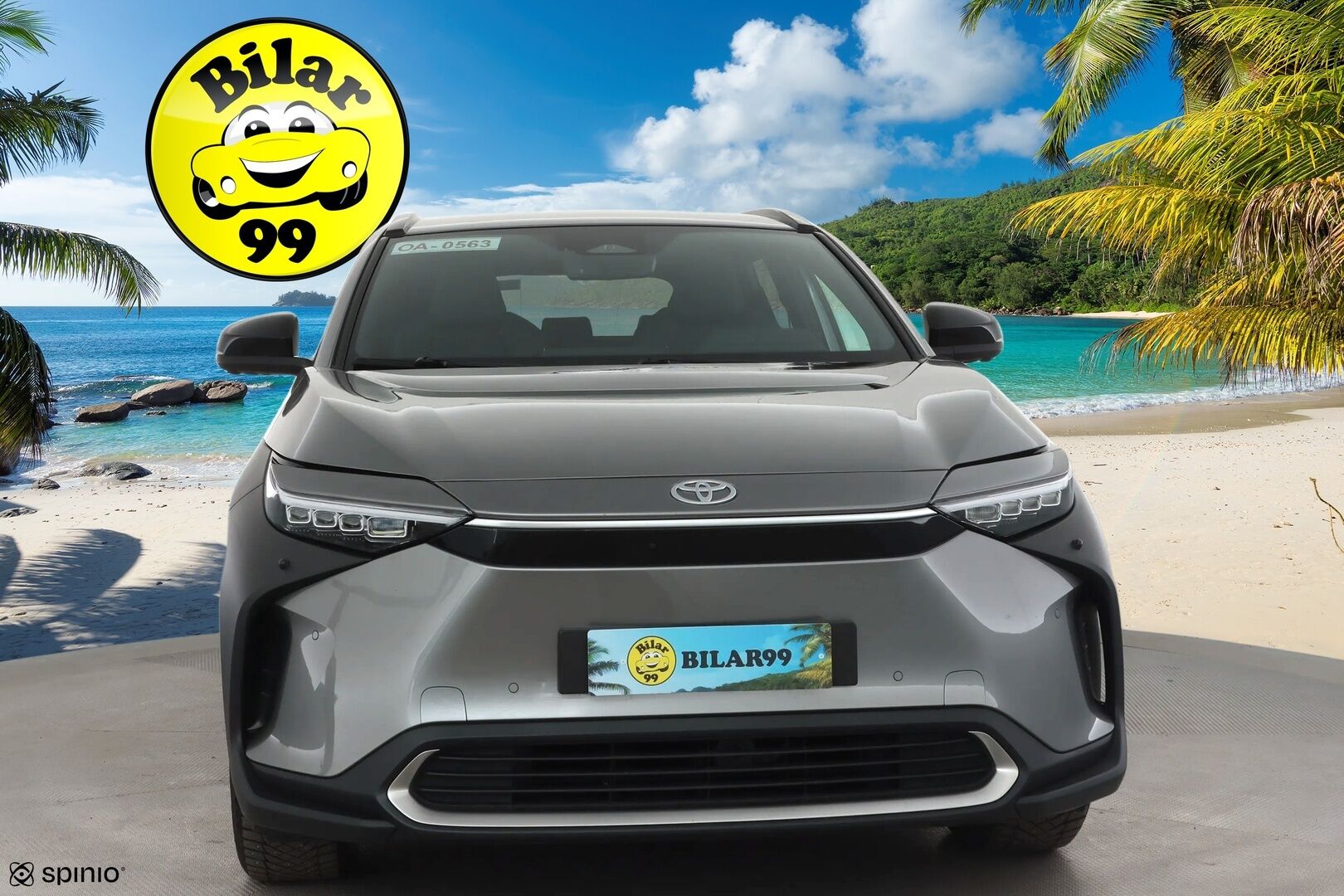 TOYOTA BZ4X 2023 71,4kWh AWD Style * ACC / 360° / JBL / Ilmastoidut nahat / Navi / LED / Keyless / Muistipenkki / Sähköluukku * - Akku kuntotarkastettu SoH 96,8% / Kahdet renkaat aluvanteilla