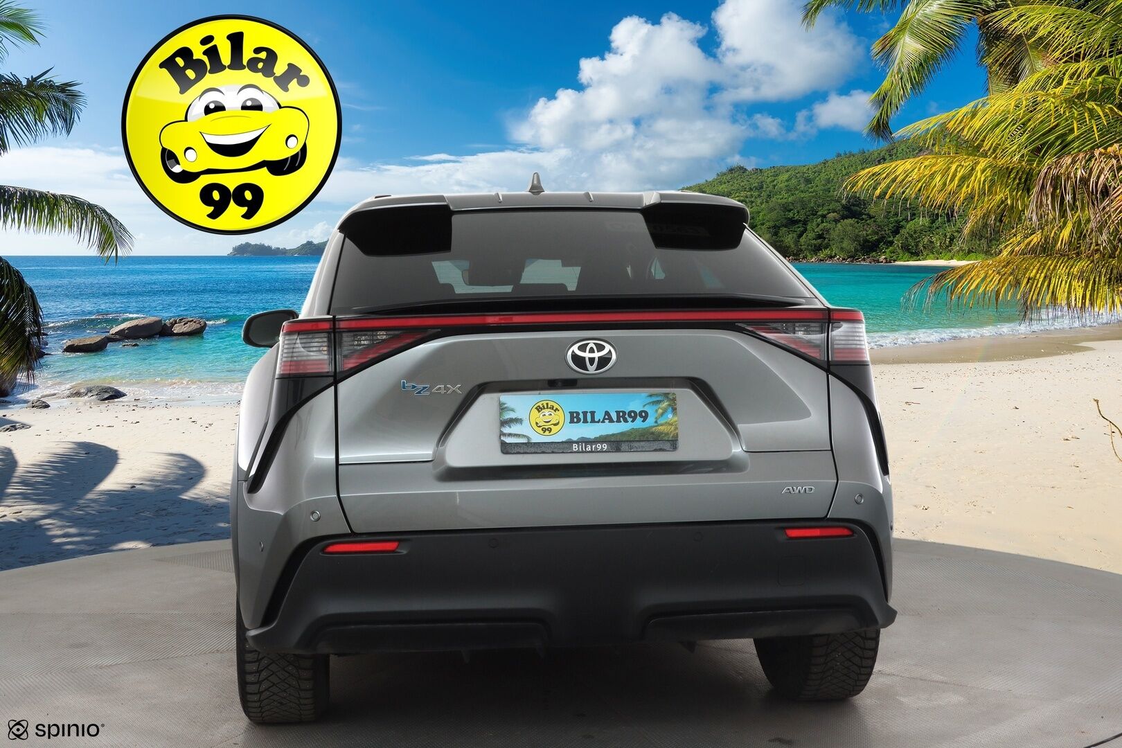 TOYOTA BZ4X 2023 71,4kWh AWD Style * ACC / 360° / JBL / Ilmastoidut nahat / Navi / LED / Keyless / Muistipenkki / Sähköluukku * - Akku kuntotarkastettu SoH 96,8% / Kahdet renkaat aluvanteilla