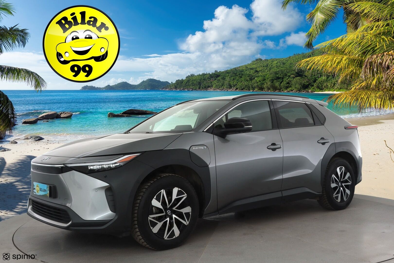 TOYOTA BZ4X 2023 71,4kWh AWD Style * ACC / 360° / JBL / Ilmastoidut nahat / Navi / LED / Keyless / Muistipenkki / Sähköluukku * - Akku kuntotarkastettu SoH 96,8% / Kahdet renkaat aluvanteilla